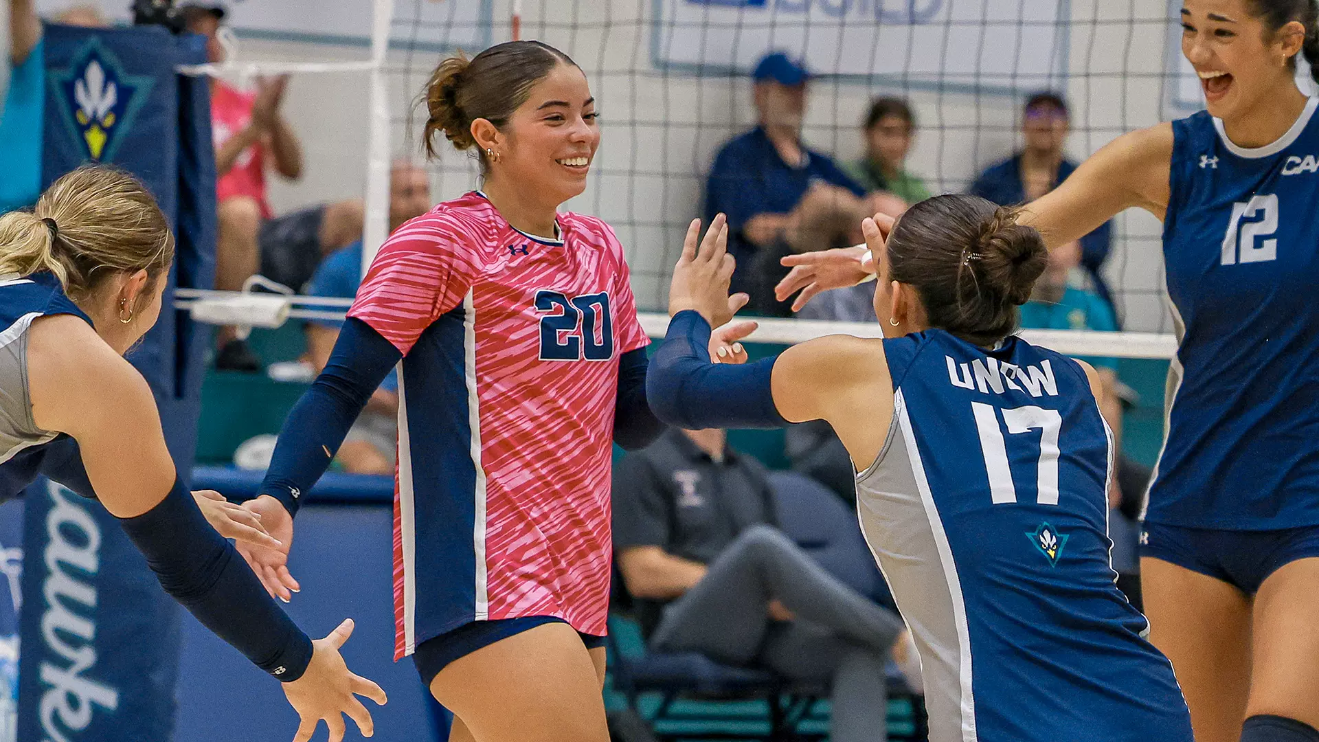 Harney celebrates a point