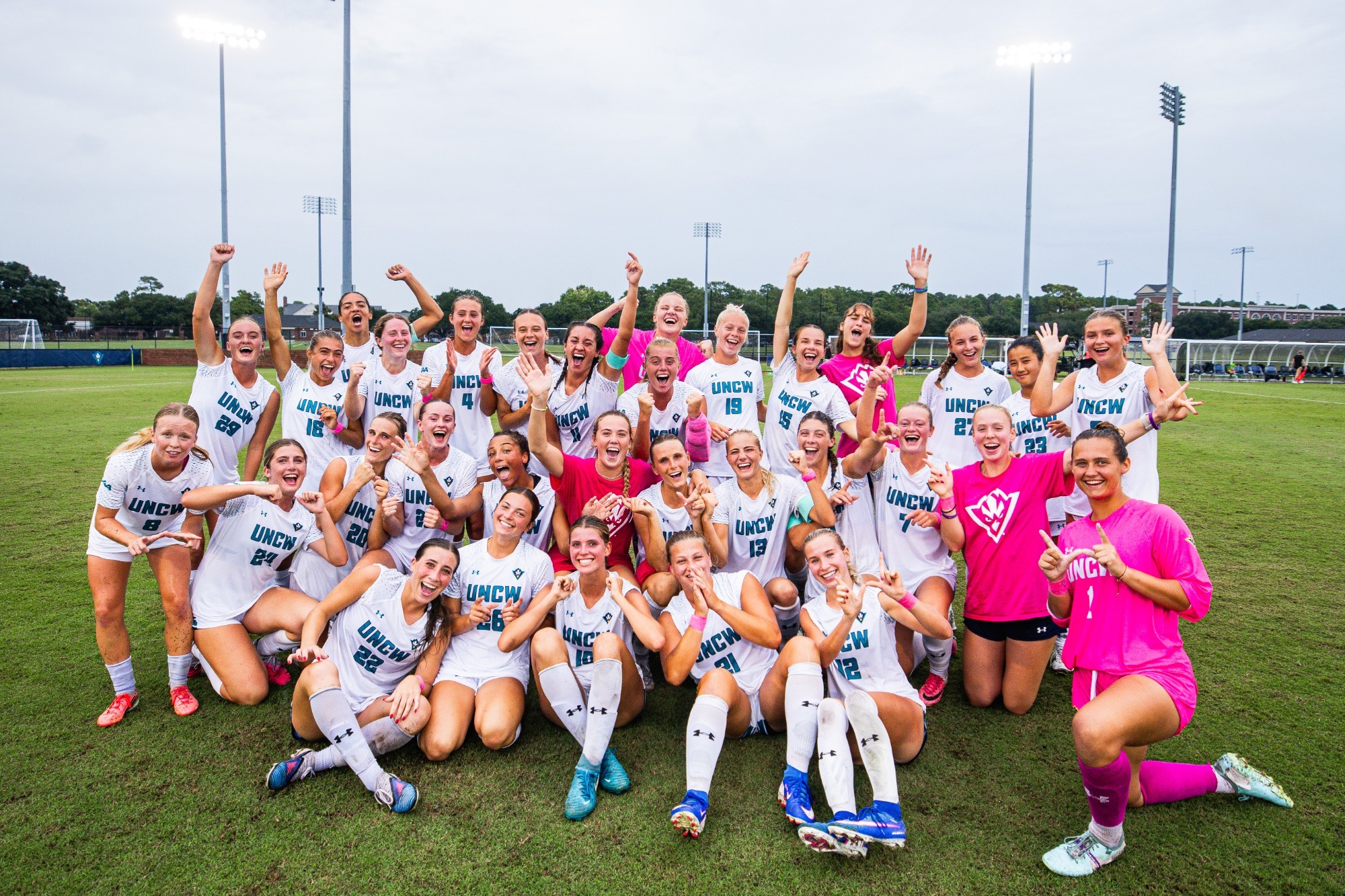 WSOC celebrating 5-1 over Elon
