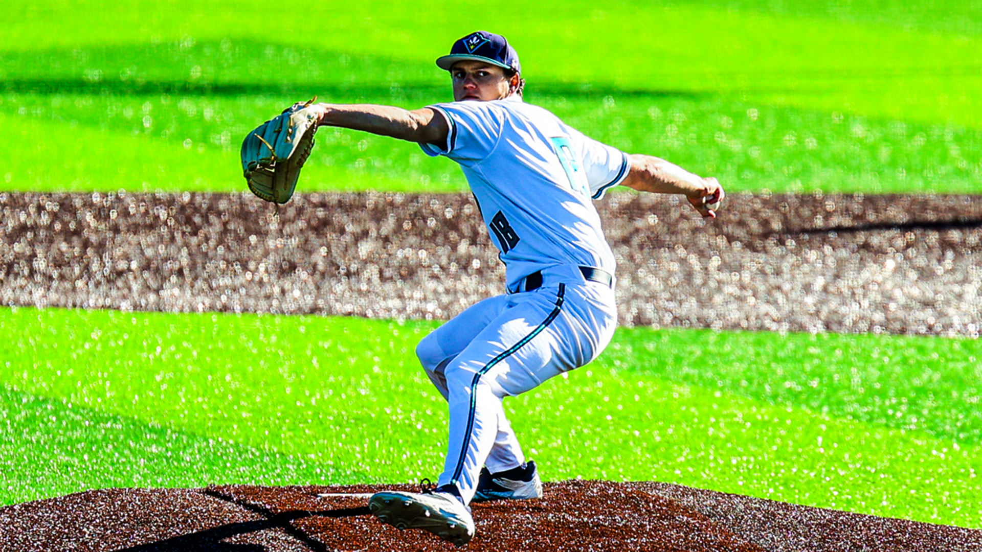 Cooper delivers a pitch against W&M