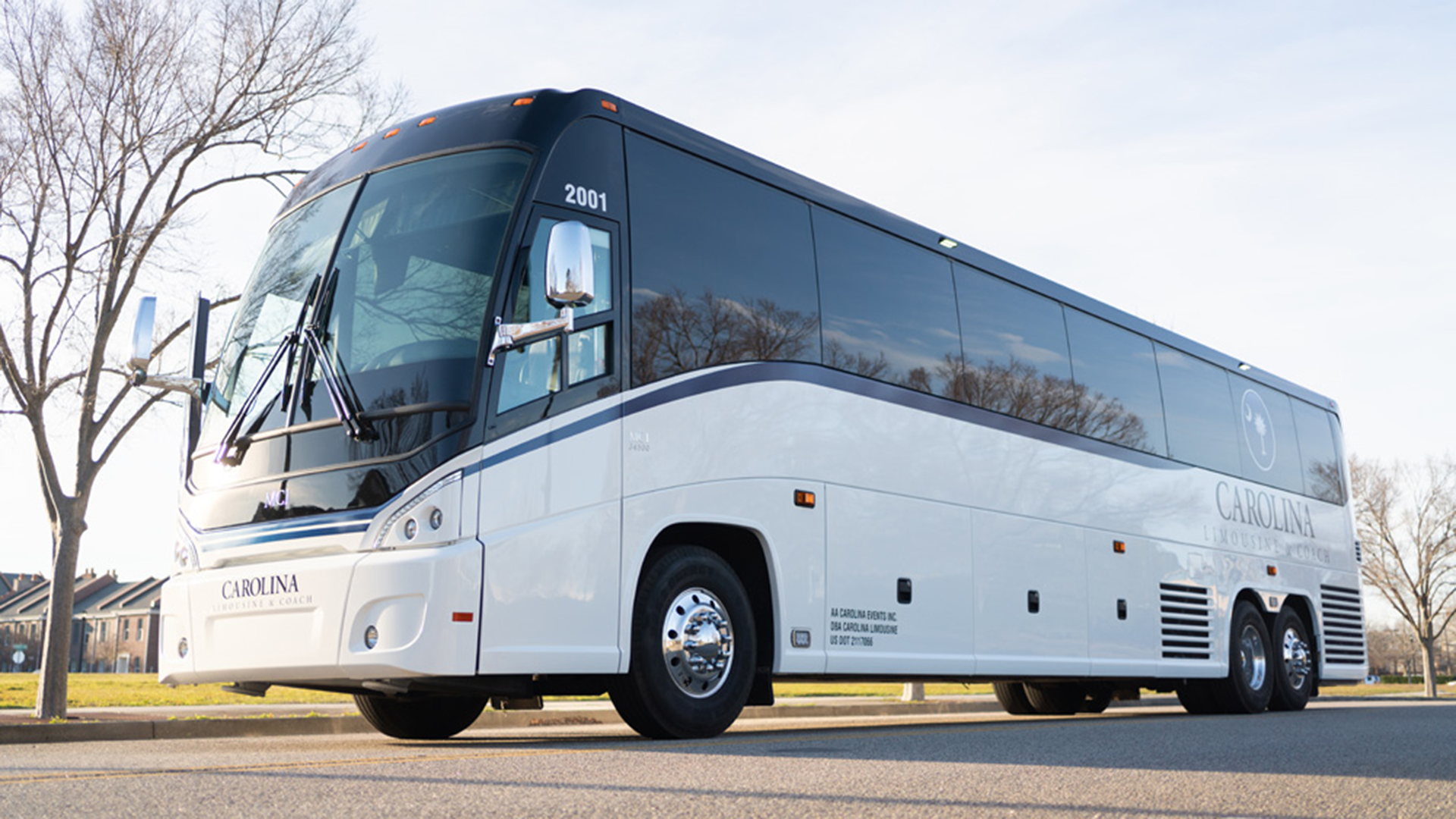 Carolina Limo and Coach bus