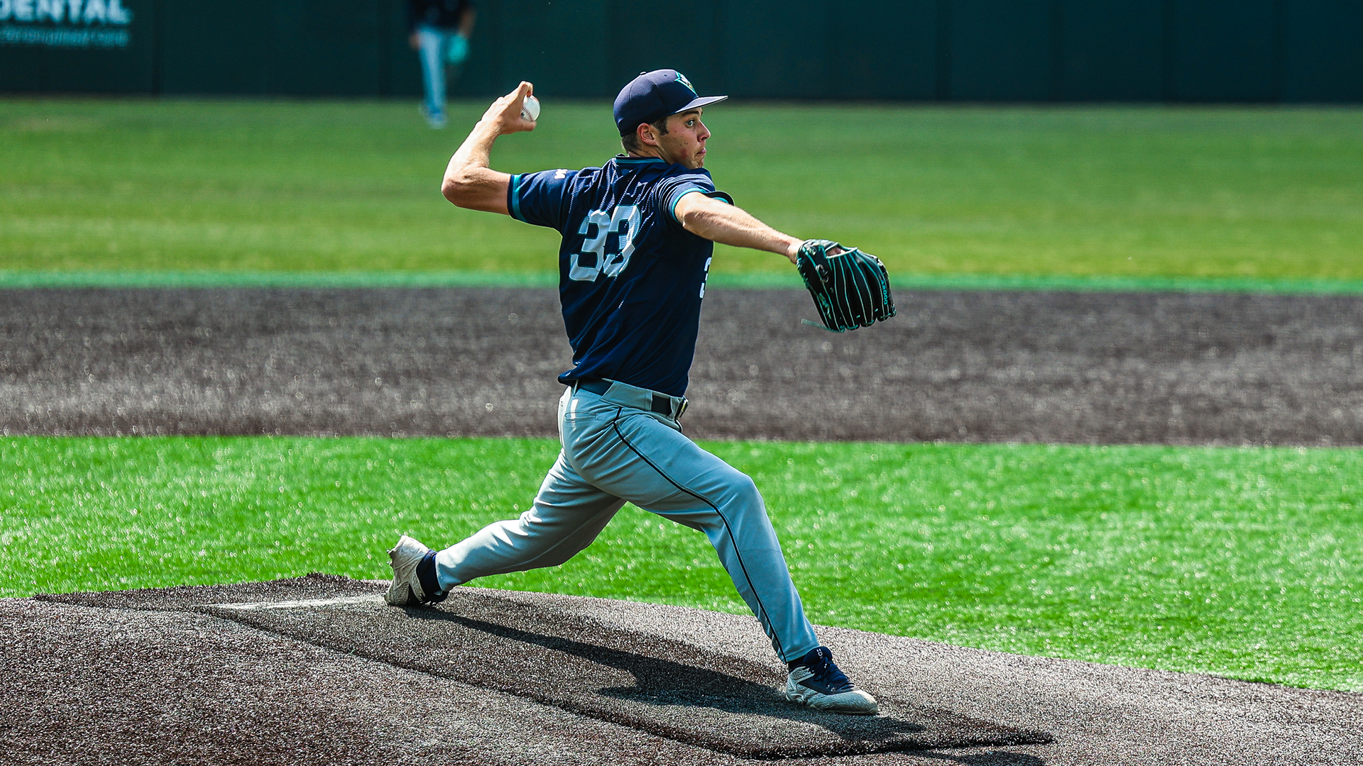 Williford fires a pitch at Elon