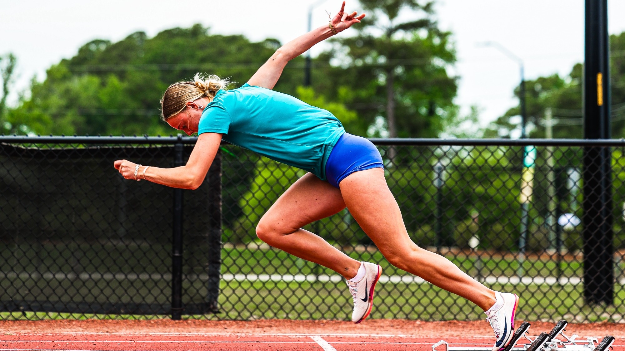 Track and Field Final Practice Before CAA's