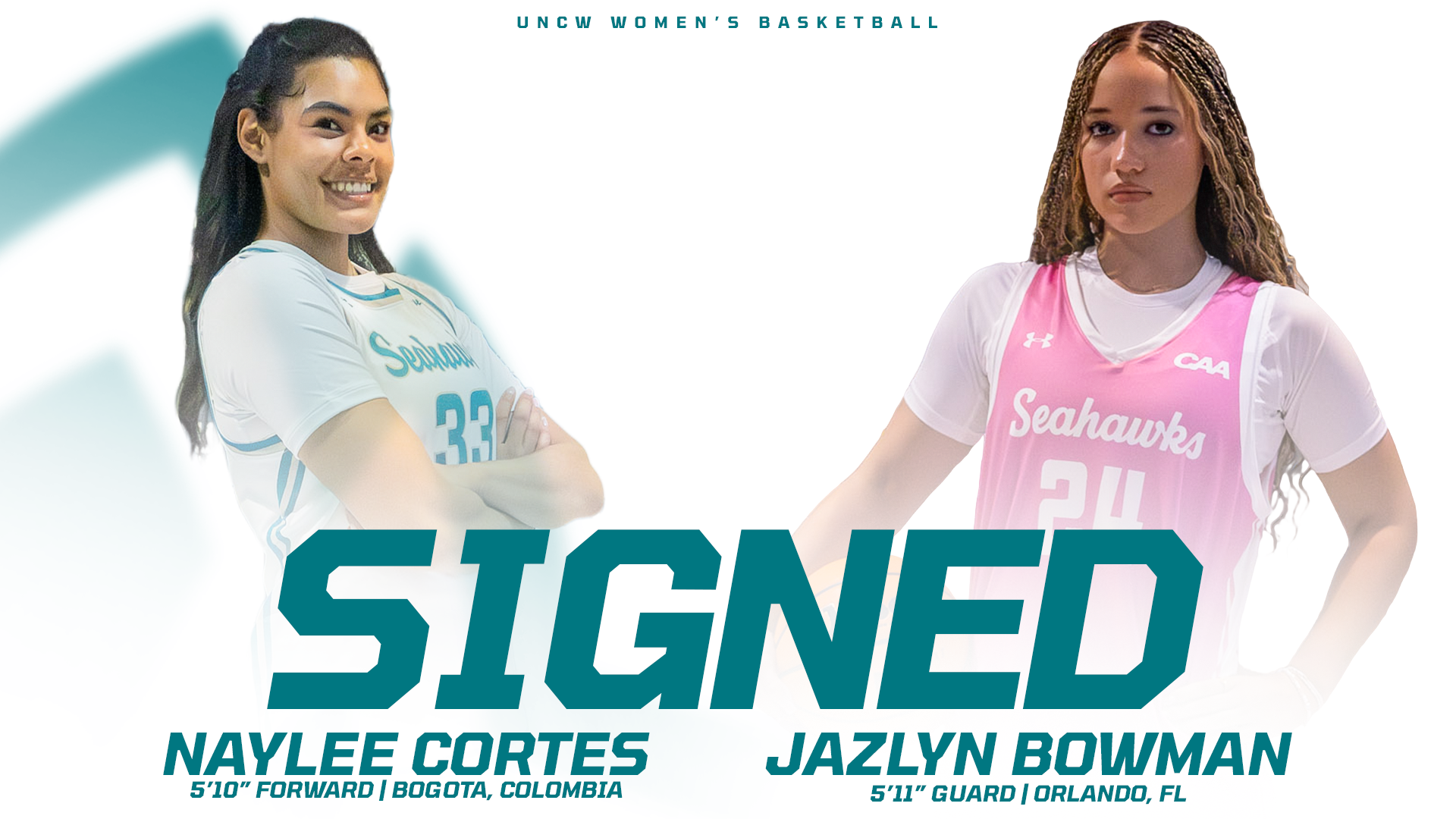 Naylee Cortes and Jazlyn Bowman signed graphic