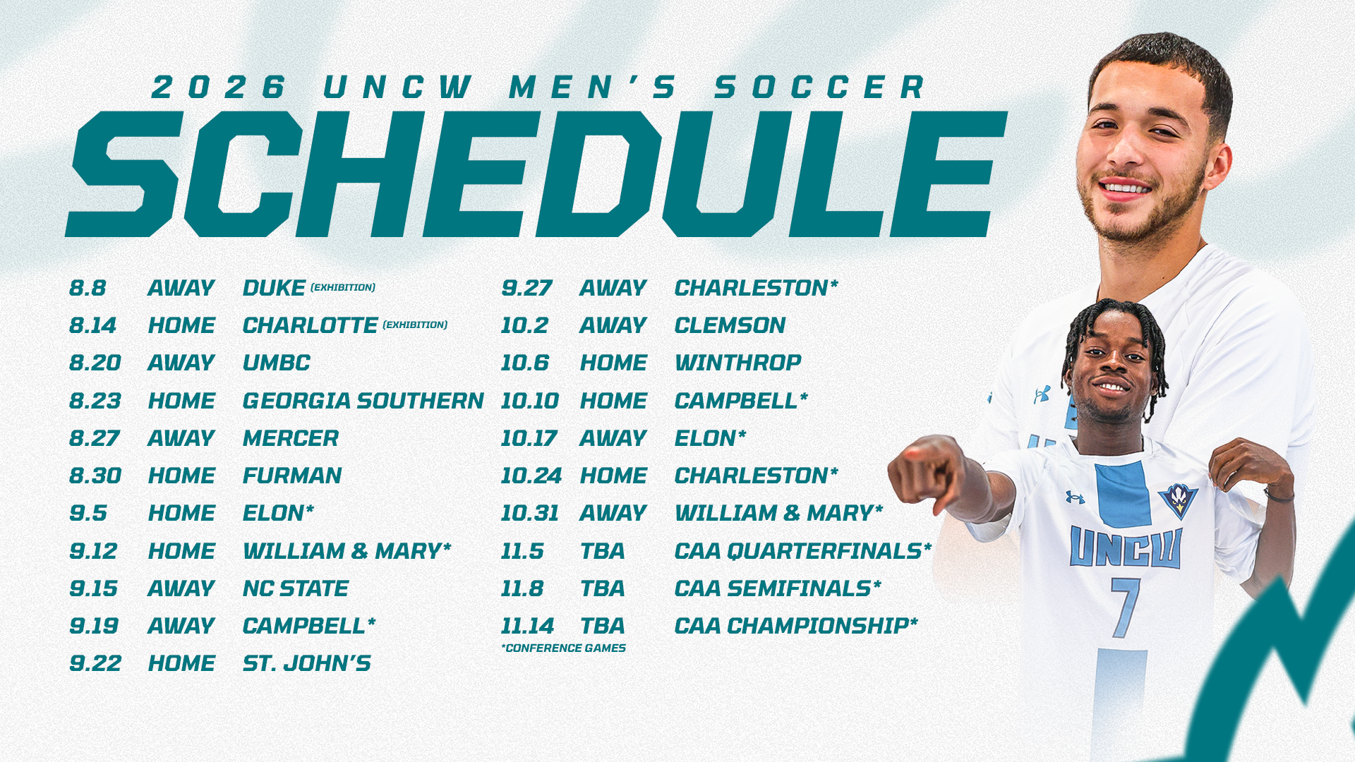 2026 MSOC Schedule
