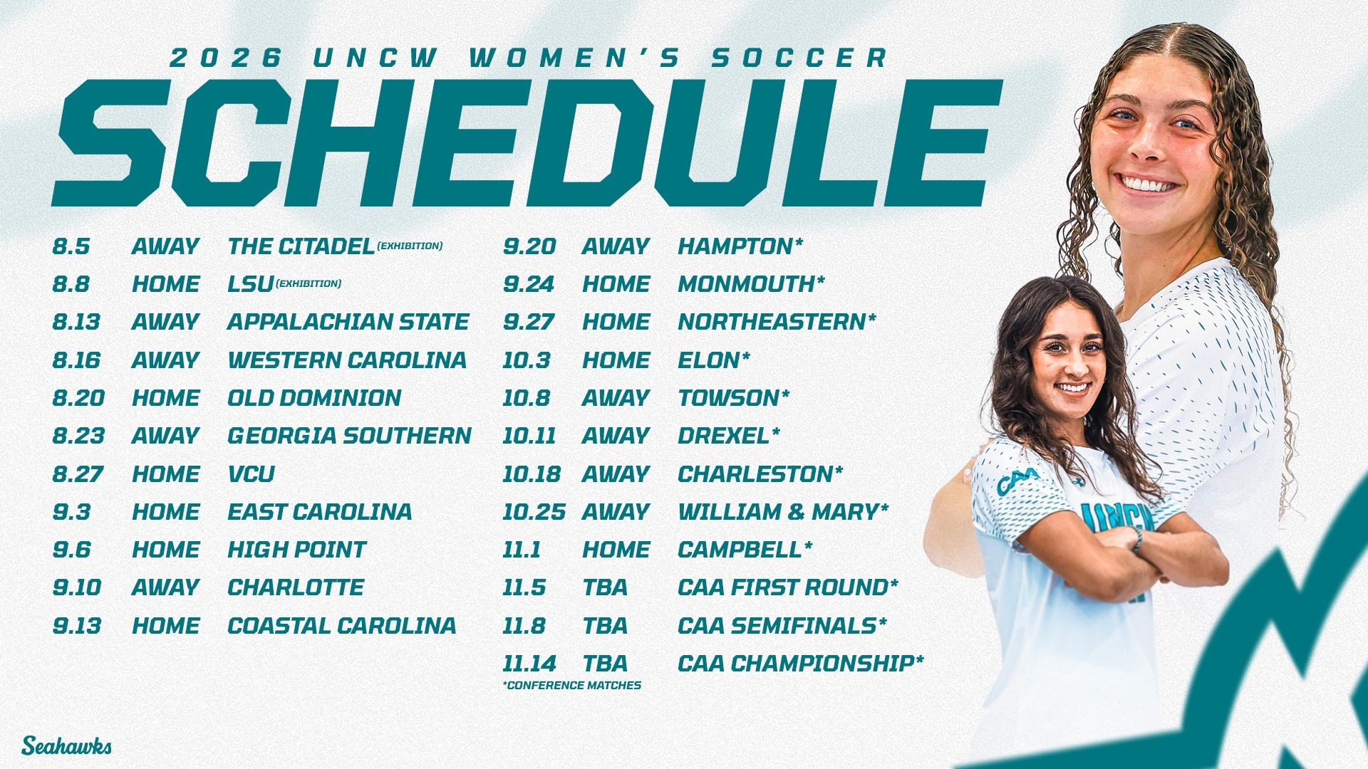 2026 Women's Soccer Schedule
