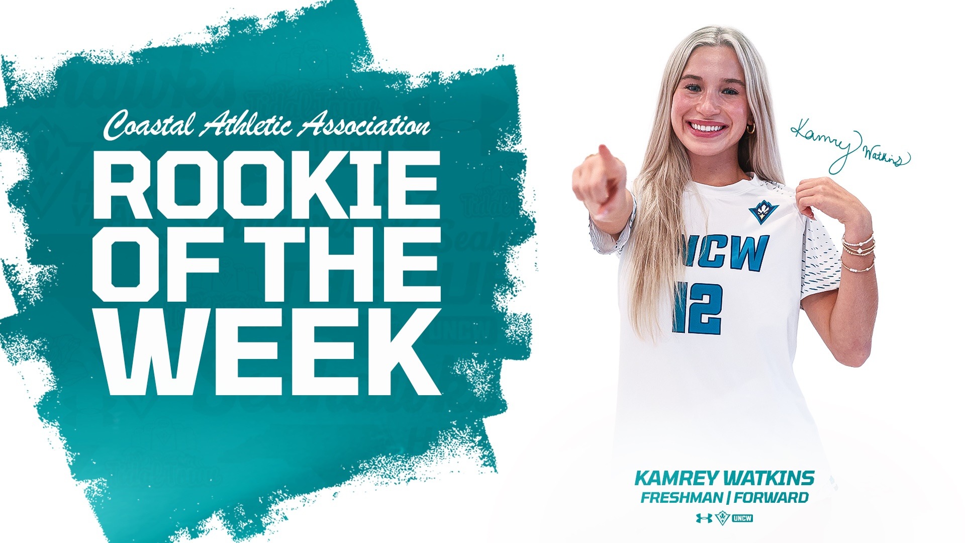 Watkins Earns CAA ROTW Honors