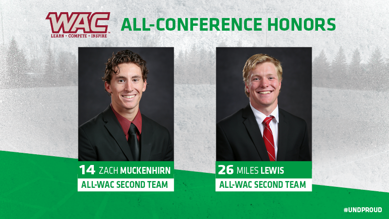 Muckenhirn, Lewis earn All-WAC honors