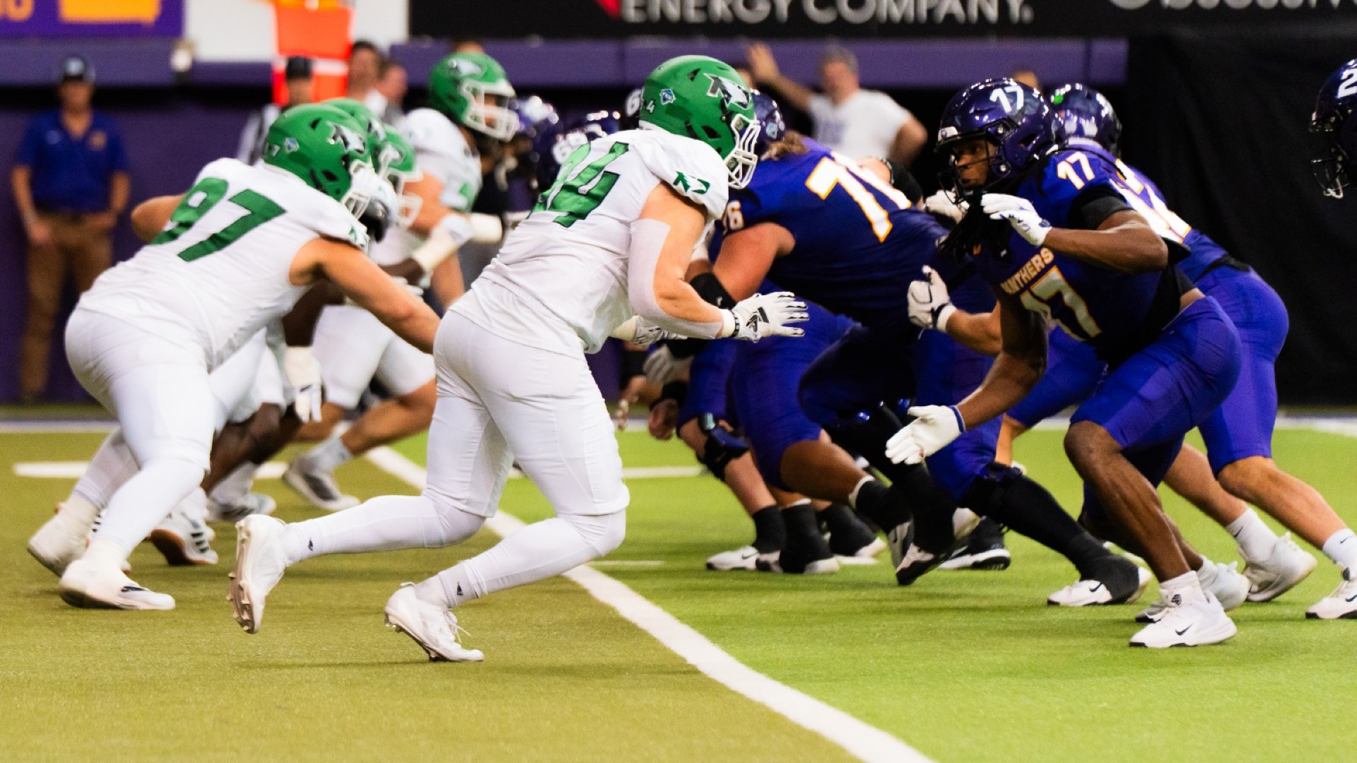 UND football at UNI
