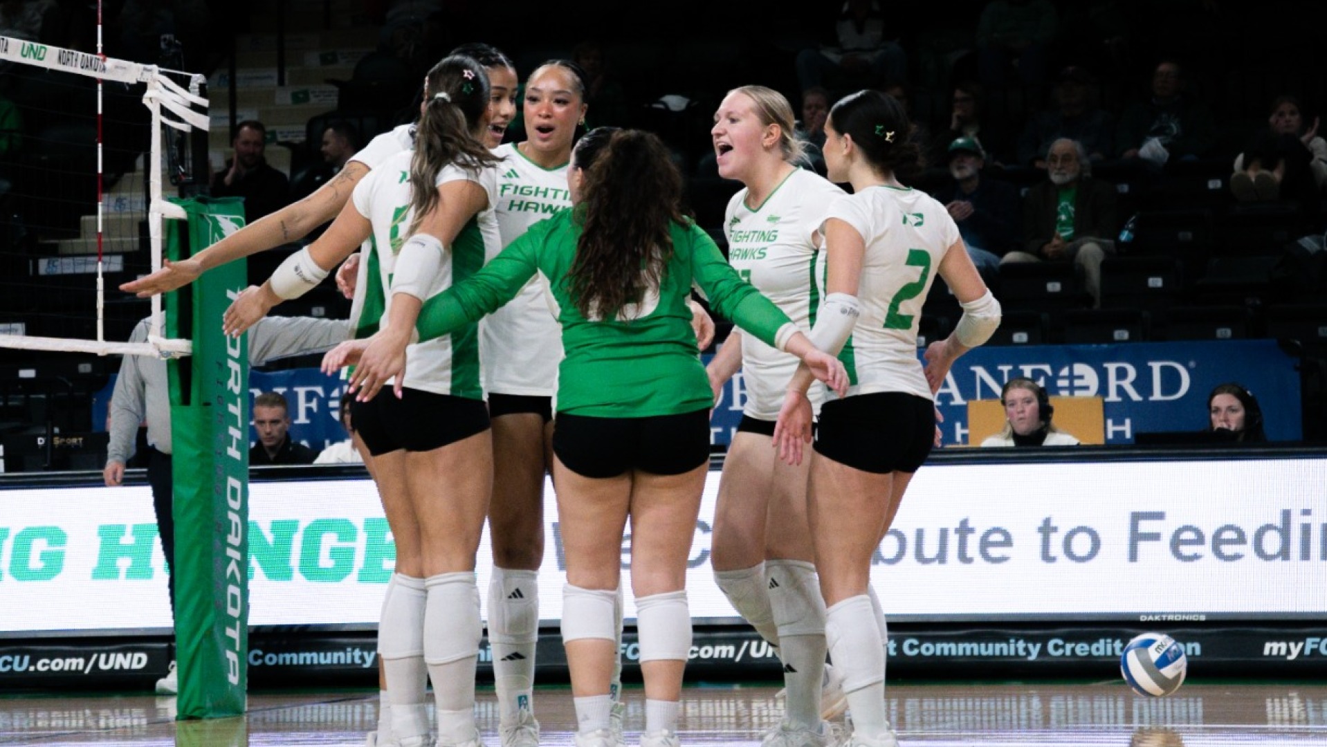 UND team celebration