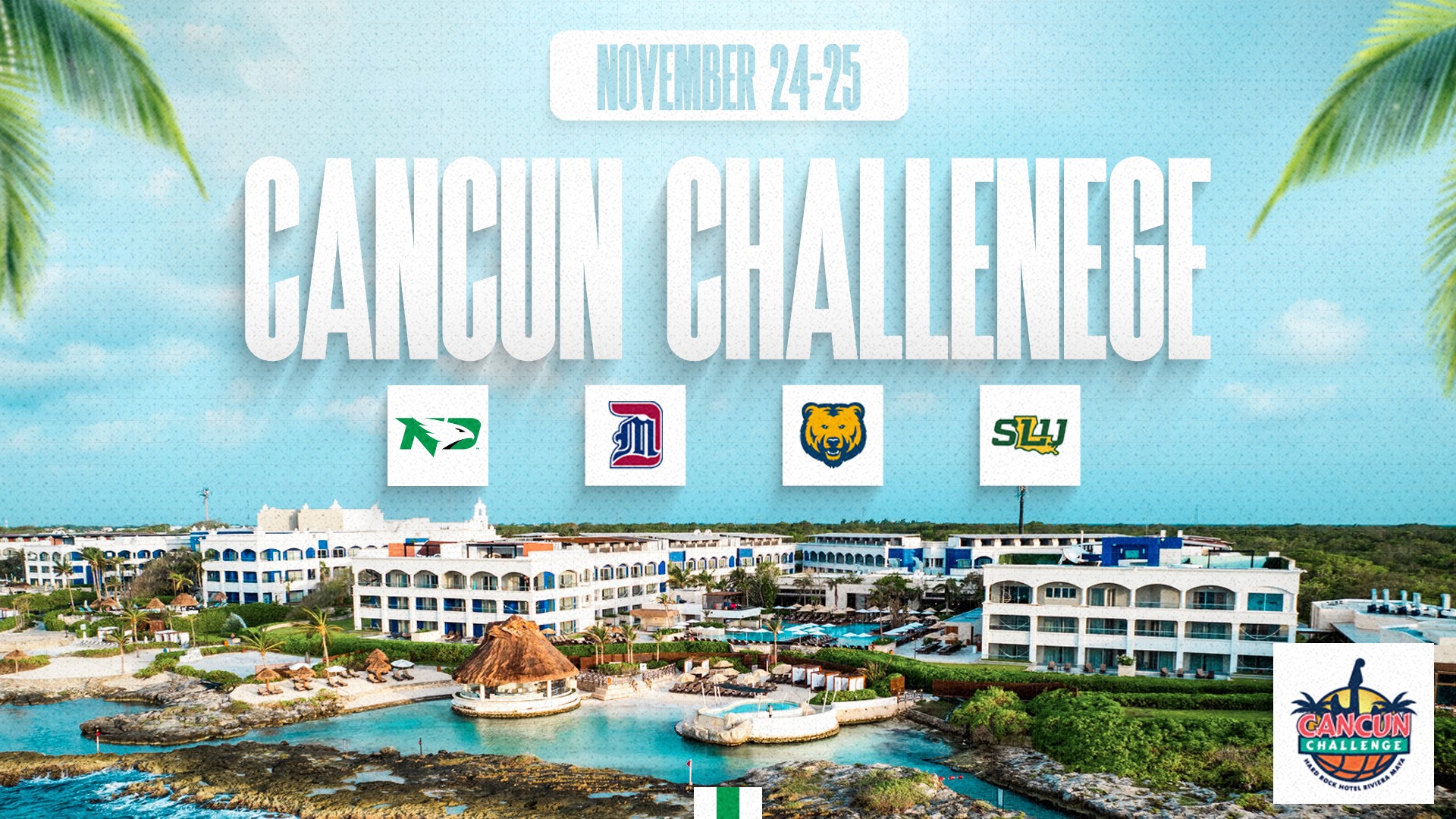 MBB at Cancun Challenge Schedule Story Graphic