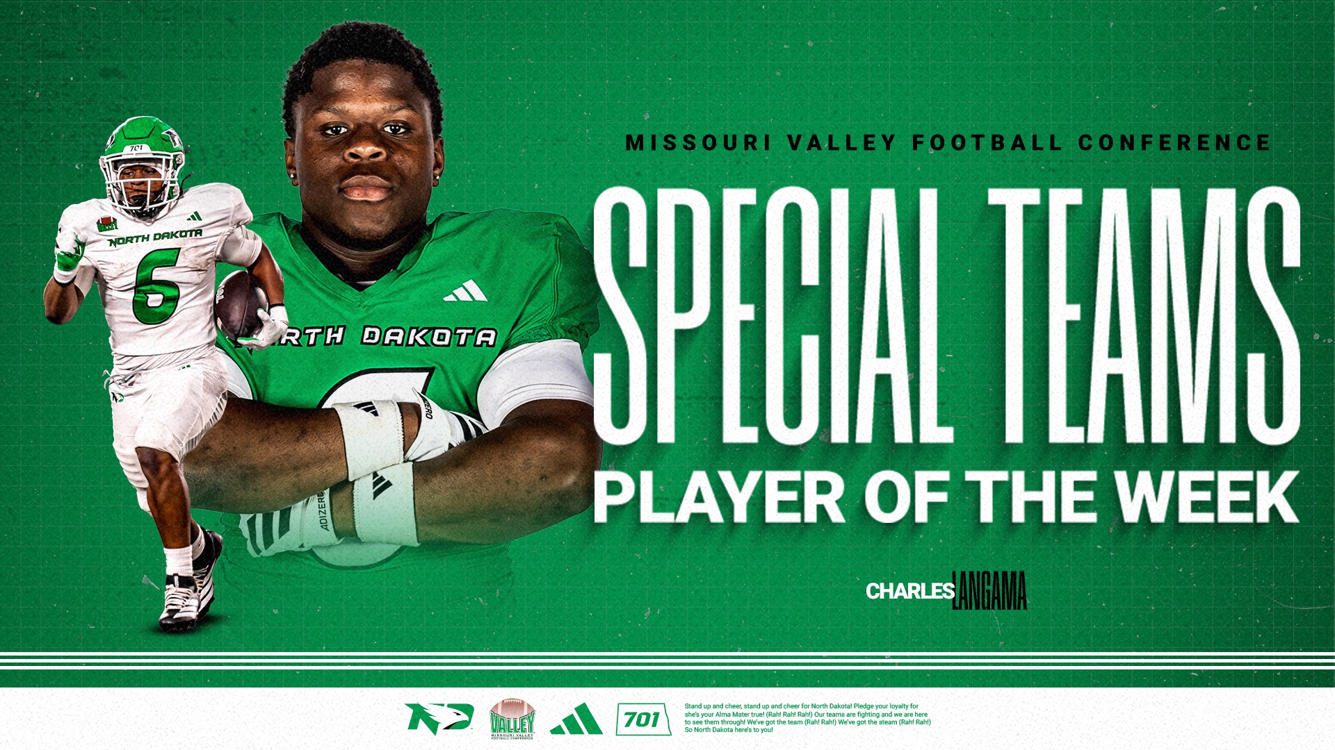 Langama MVFC Special Teams Honor 