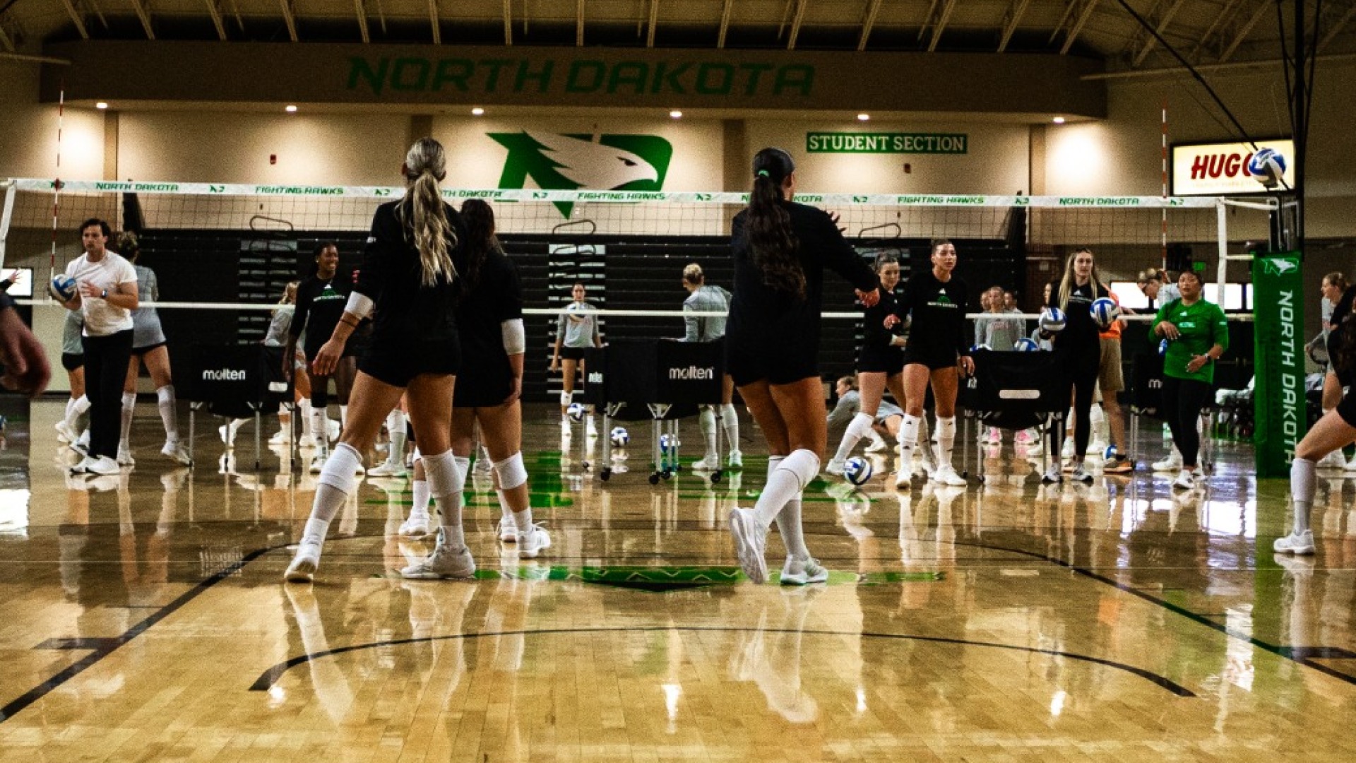 UND Volleyball Pregame
