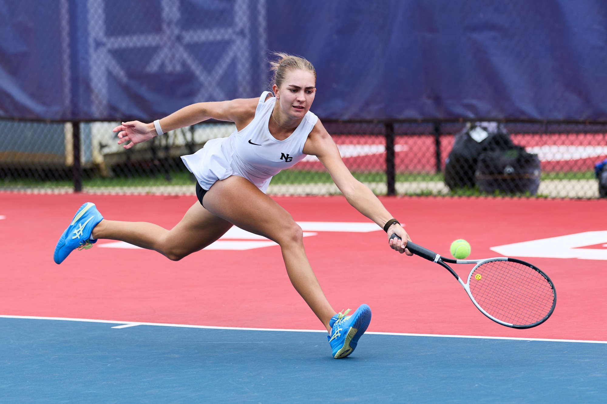 during the second round of the NCAA Division II Southeast Regional women's tennis championship on Saturday, May 9, 2026, in Salisbury, NC. (Brian Westerholt/Sports On Film)