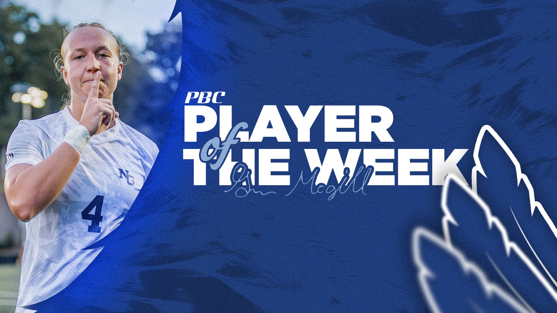 Grace McGill PBC Player of the Week Cover