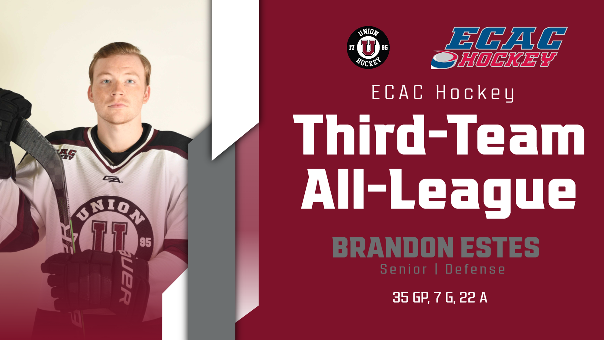 Estes Earns ThirdTeam Accolades Union College Athletics