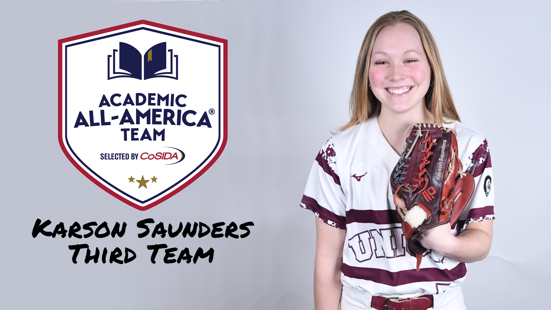 Saunders Named to CoSIDA Academic AllAmerica Third Team Union