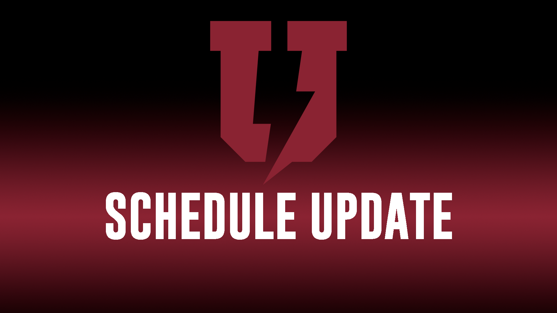 Schedule Update