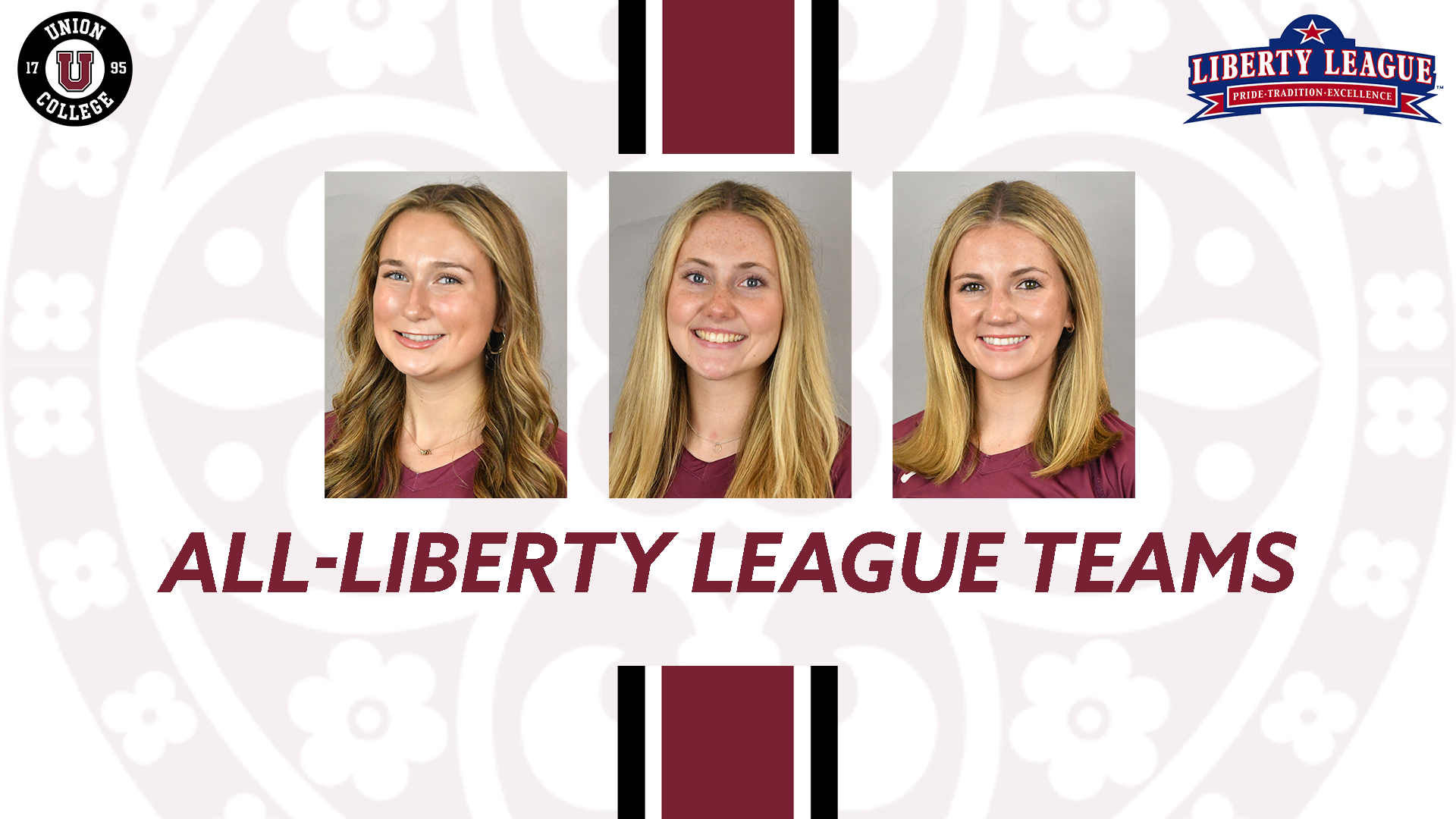 All-Liberty League VB Team - Kronenberg, McCarron, McGrath