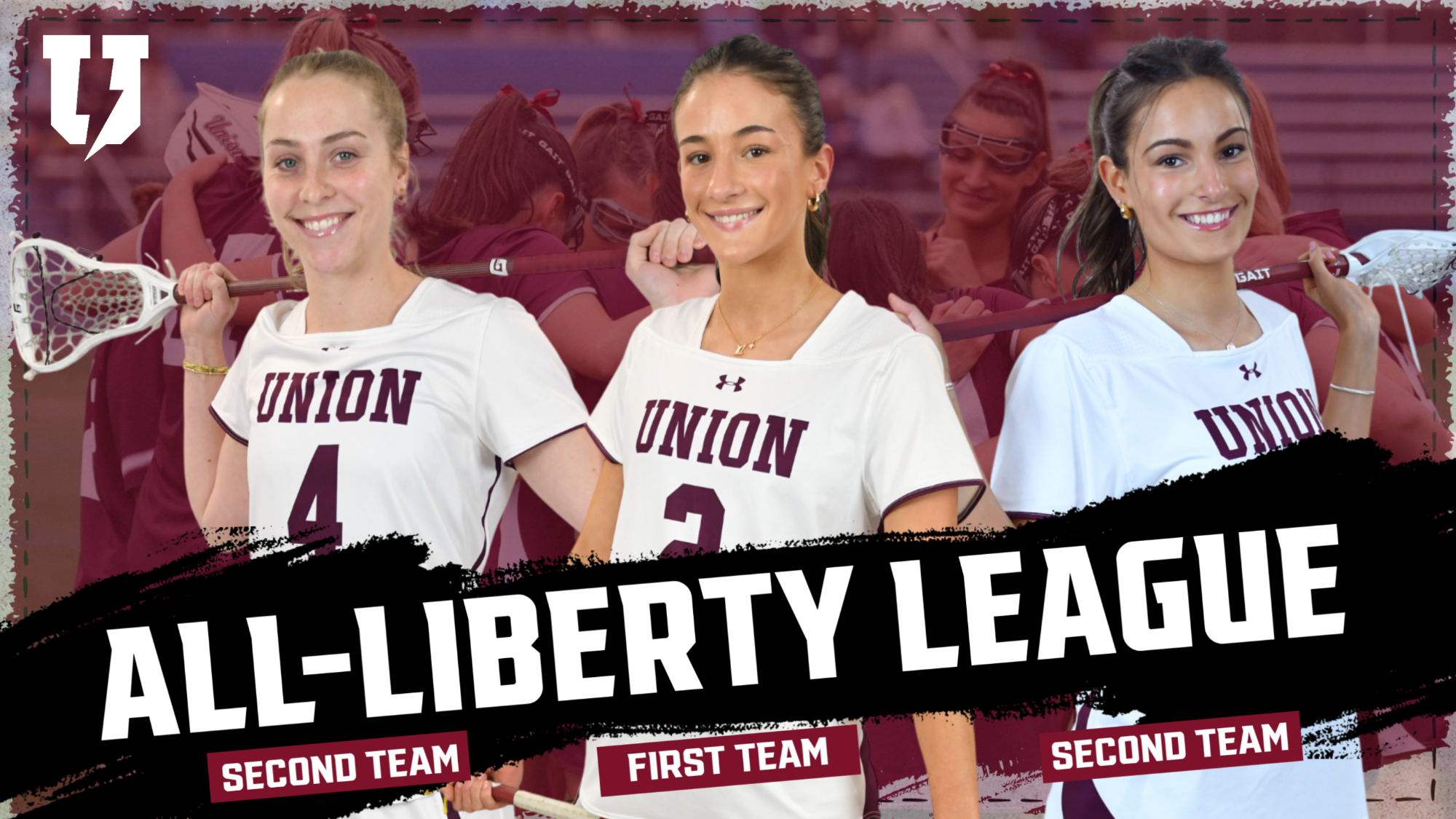 Greta Maurer, Gillian Joseph, Anna Dembowski All-LL