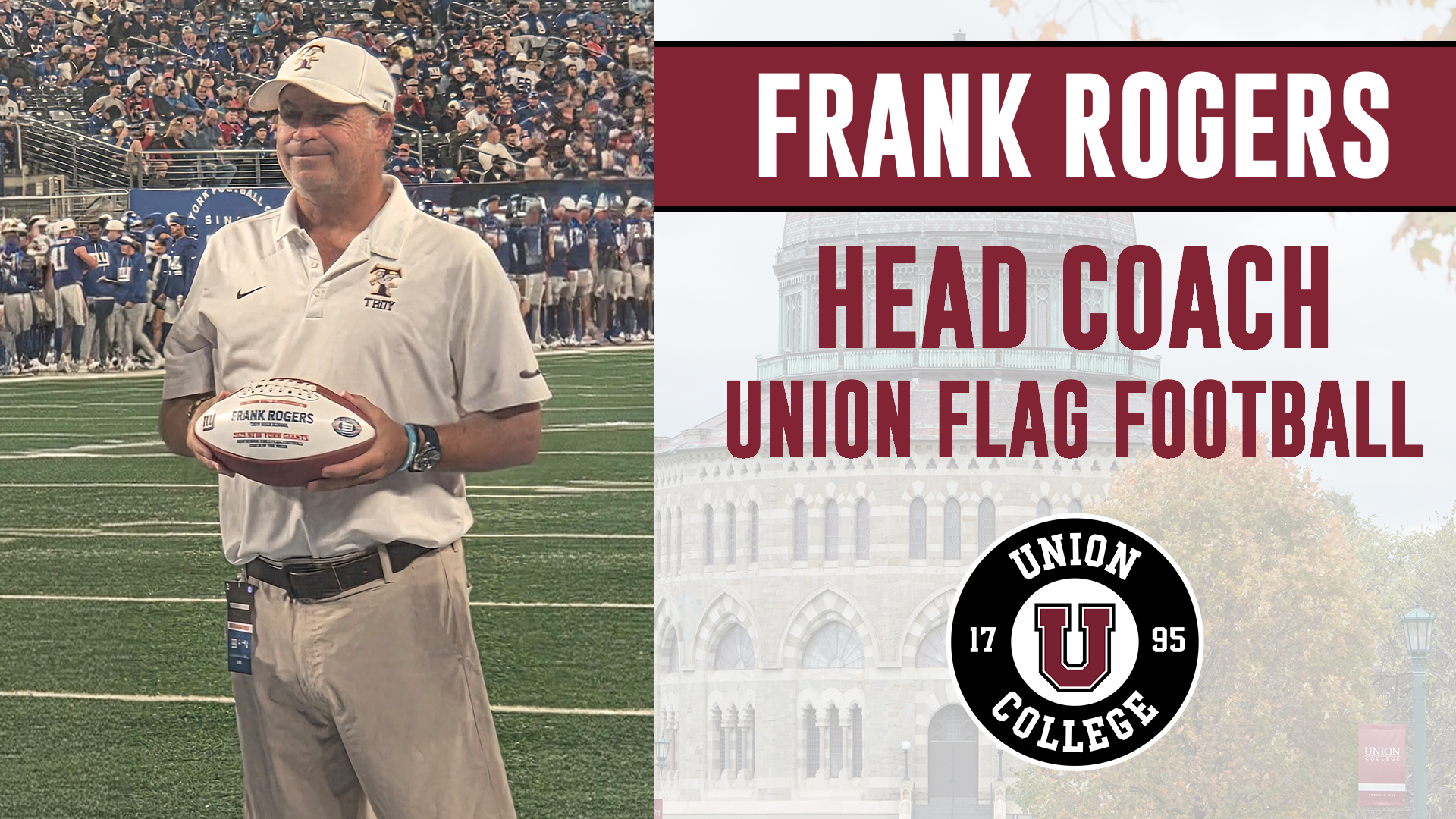 Frank Rogers Head Flag Football Coach