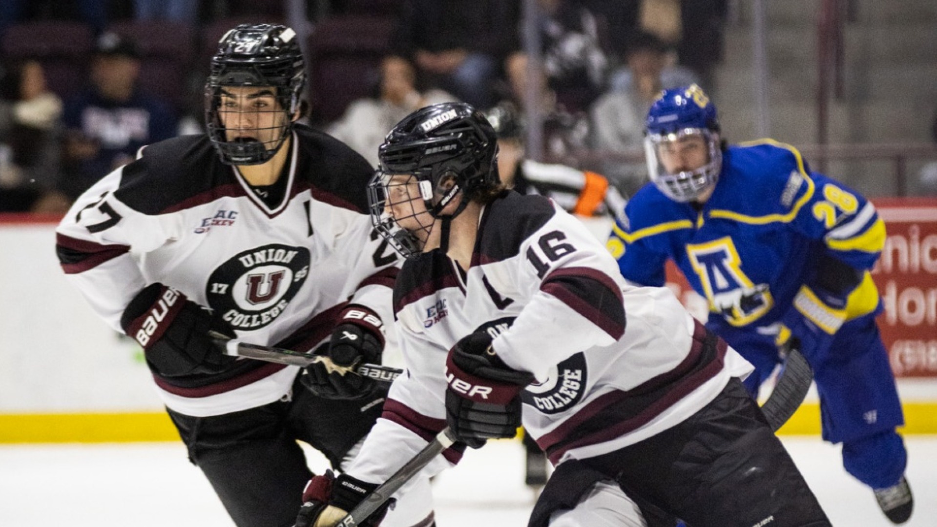 a men's hockey player 