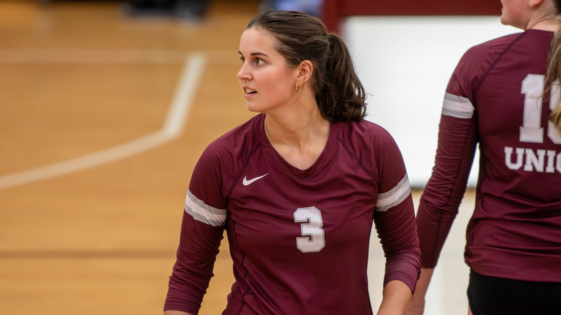 a women's volleyball player