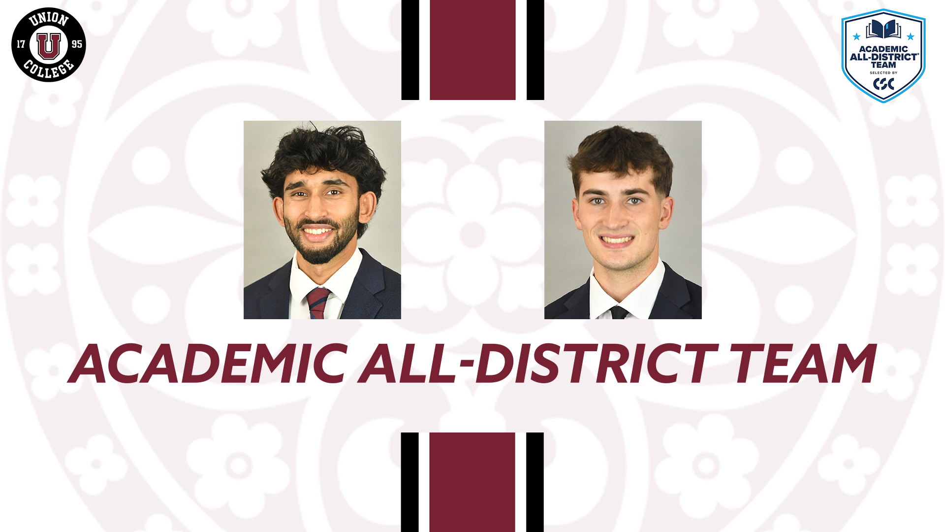 MBB CSC Academic All-District - Daterao and Plesser