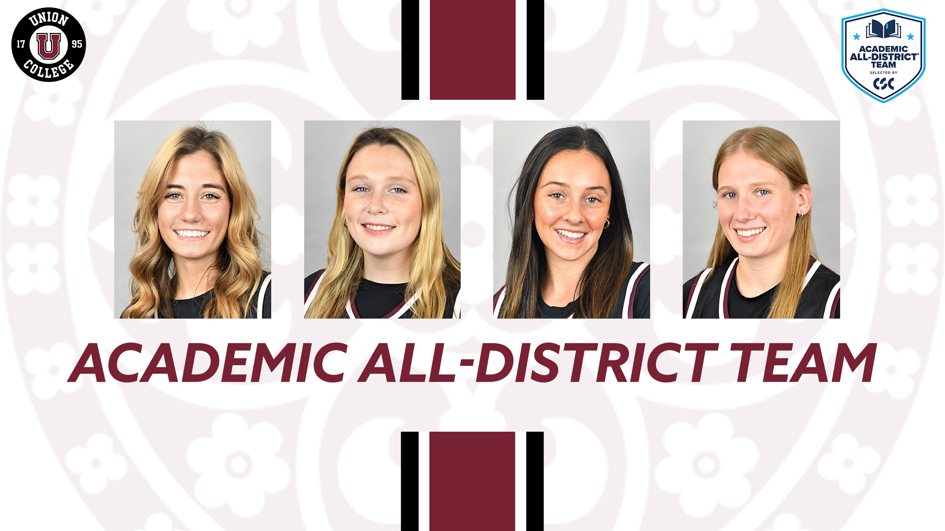 WBB Academic All-District - Ardito, Ceseretti, Peek, Schultz