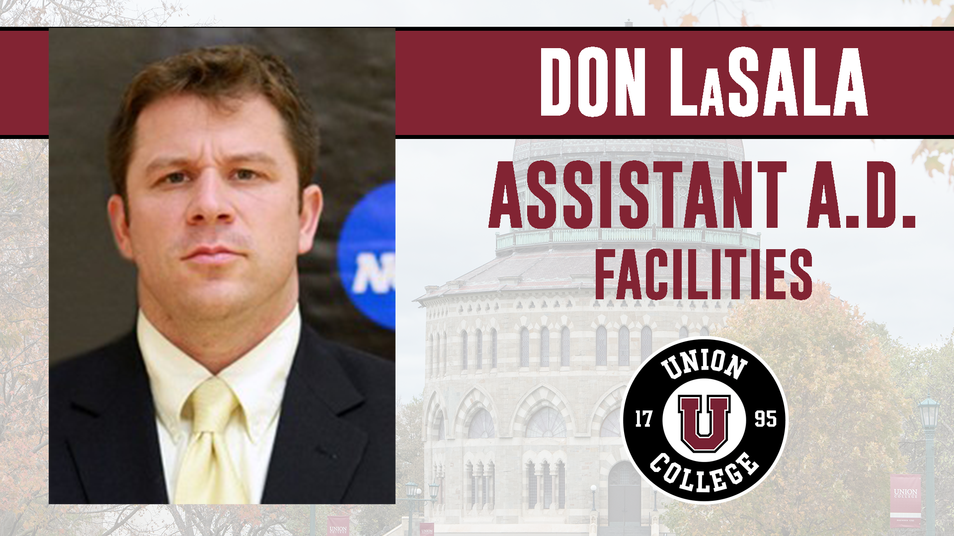 Don LaSala Union Assistant A.D. for Facilities