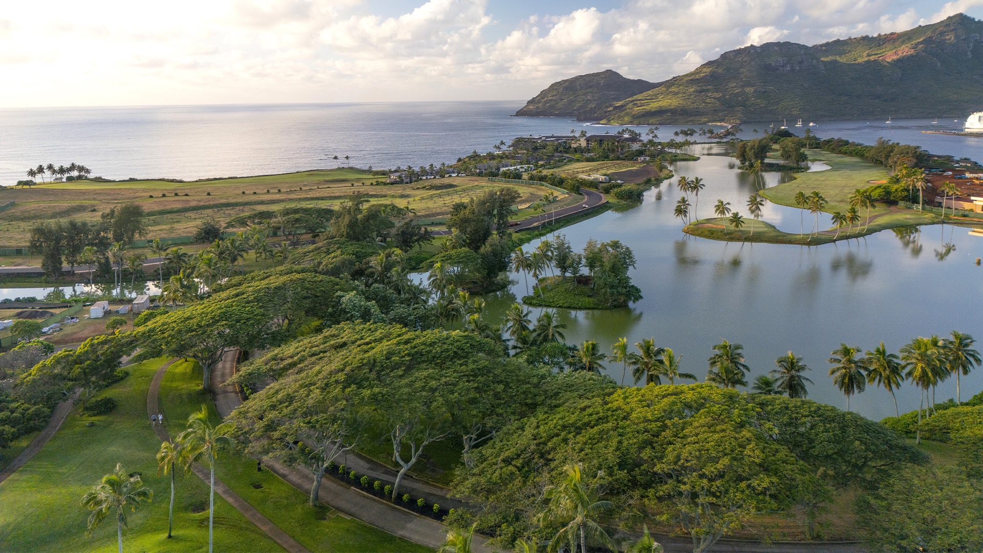 Ocean Course Hokuala Drone_Sunrise