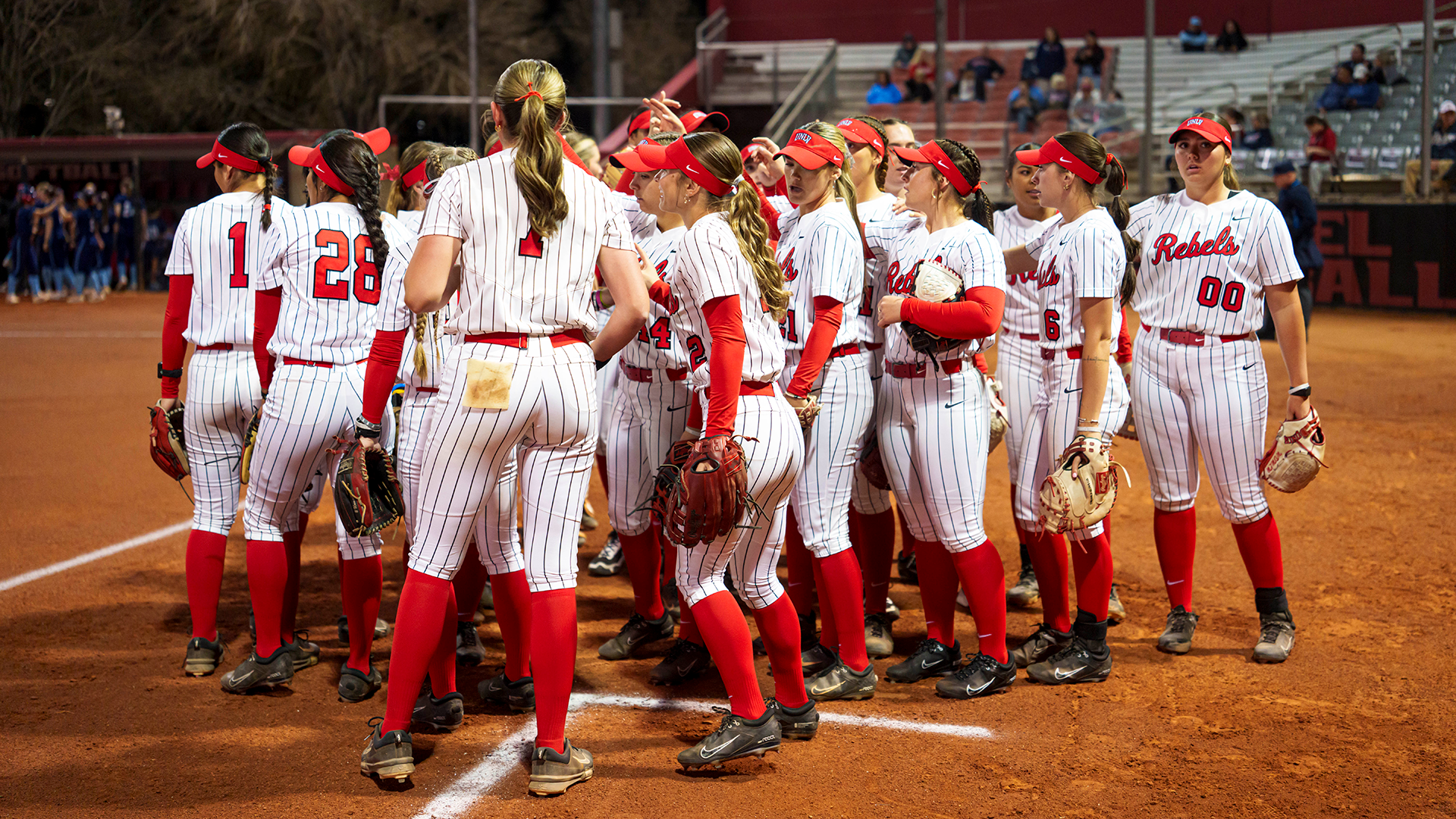 Softball Huddle_pinstripe
