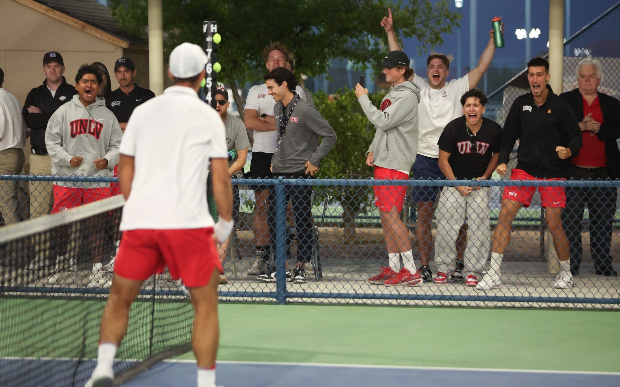 Team celebrates