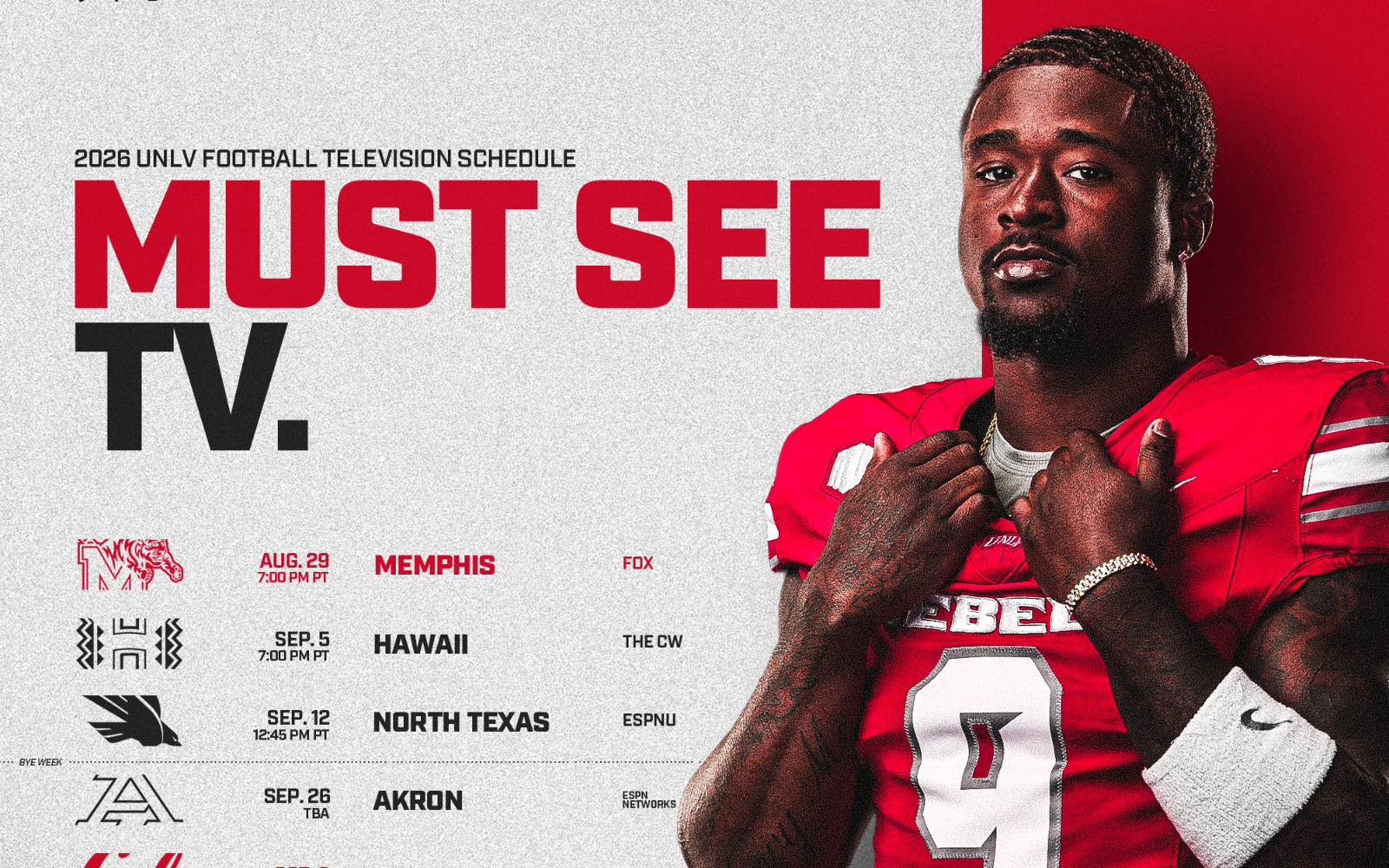 Schedule 2026 TV