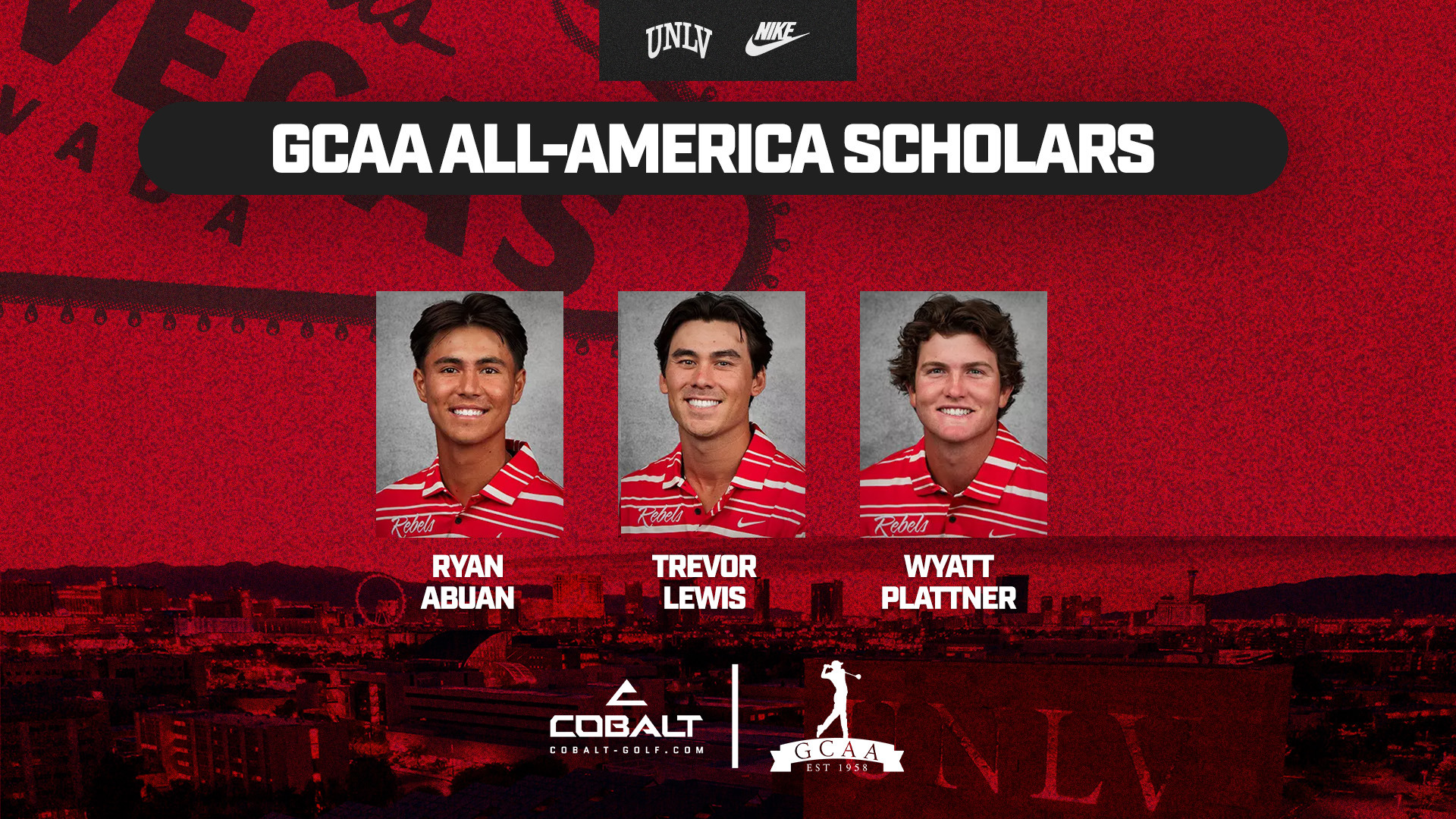 Men's Golf GCAA All-America Scholars