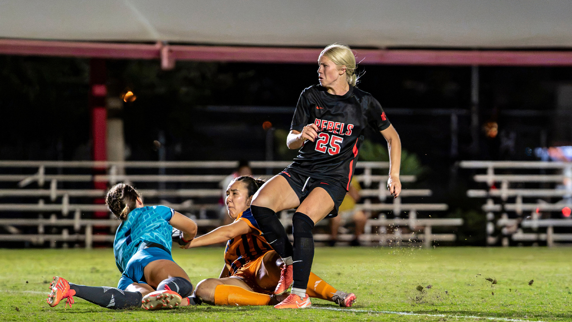 Kamri Yergensen Goal vs. UTEP Photo