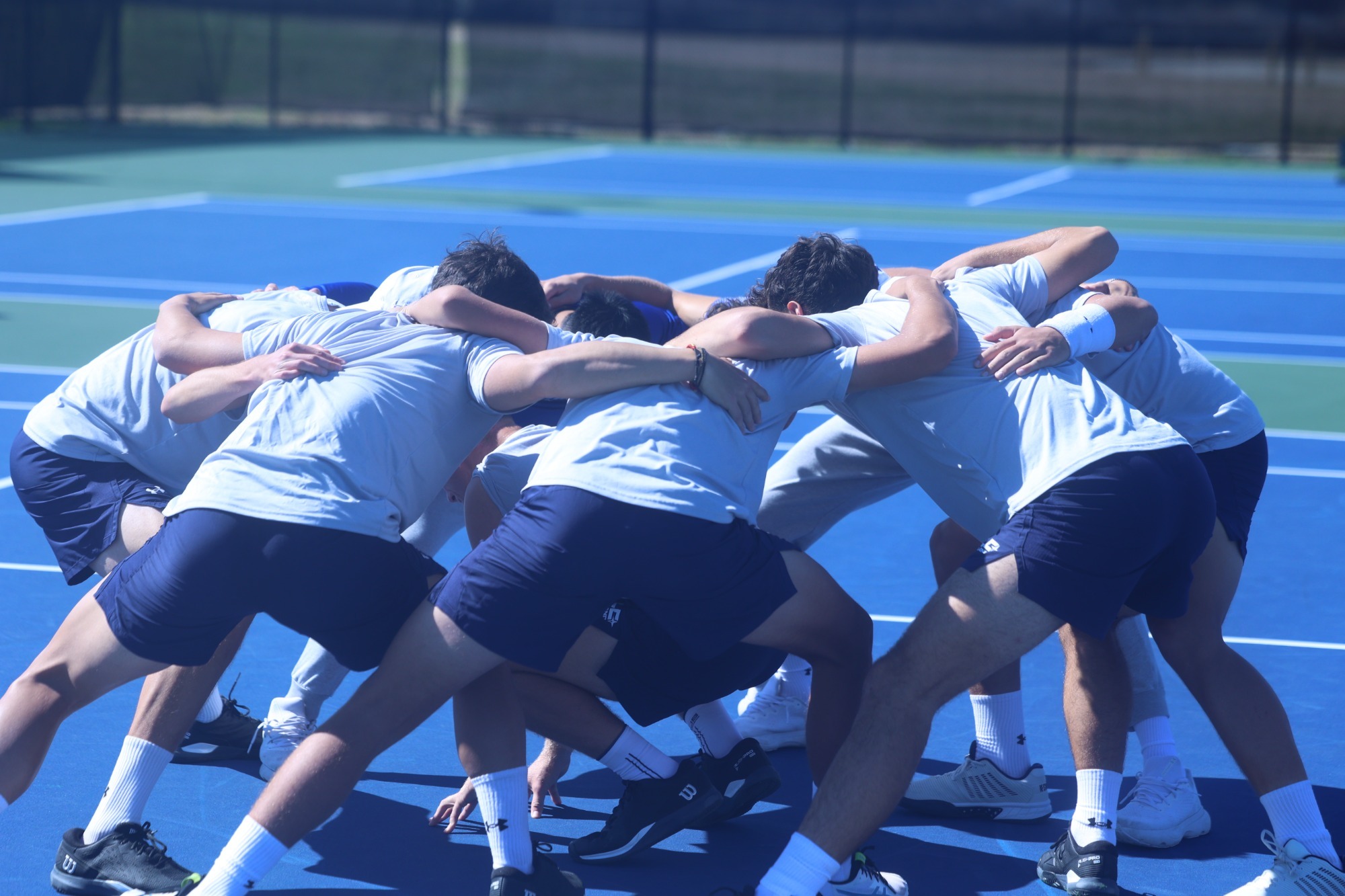 Men's Tennis Huddle