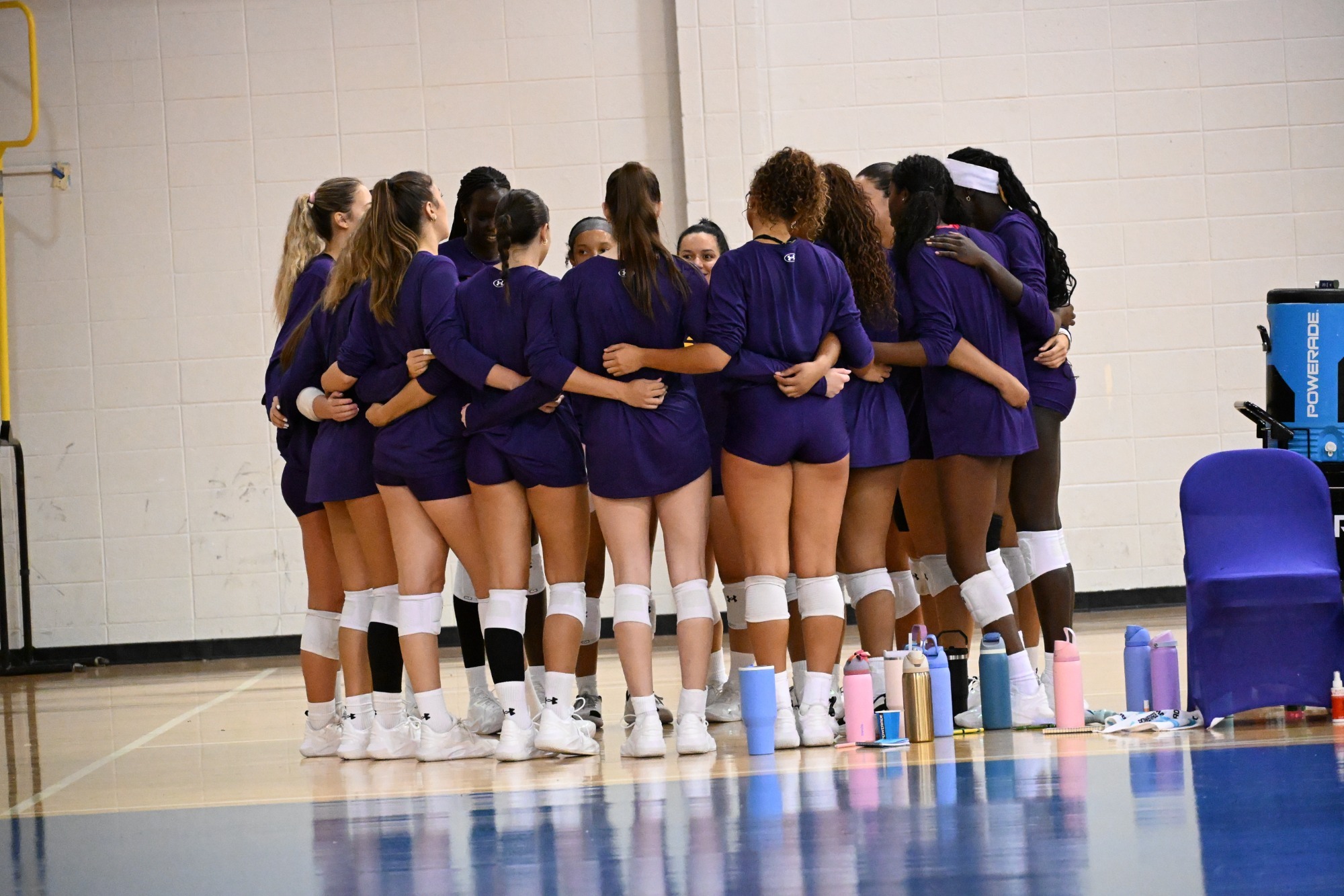 2026 Volleyball Team Huddle