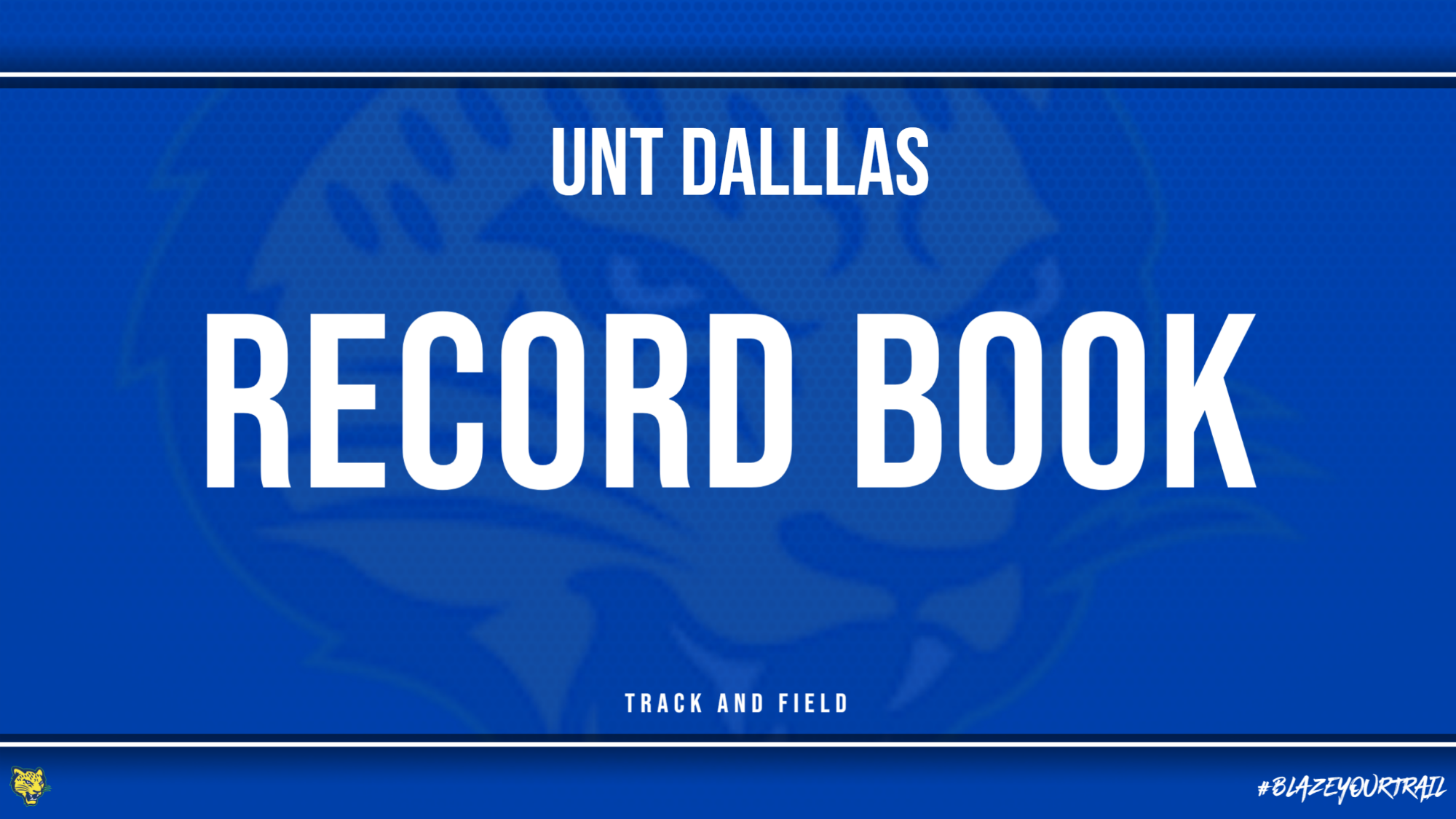 UNTD Track & Field Record Book 7412092