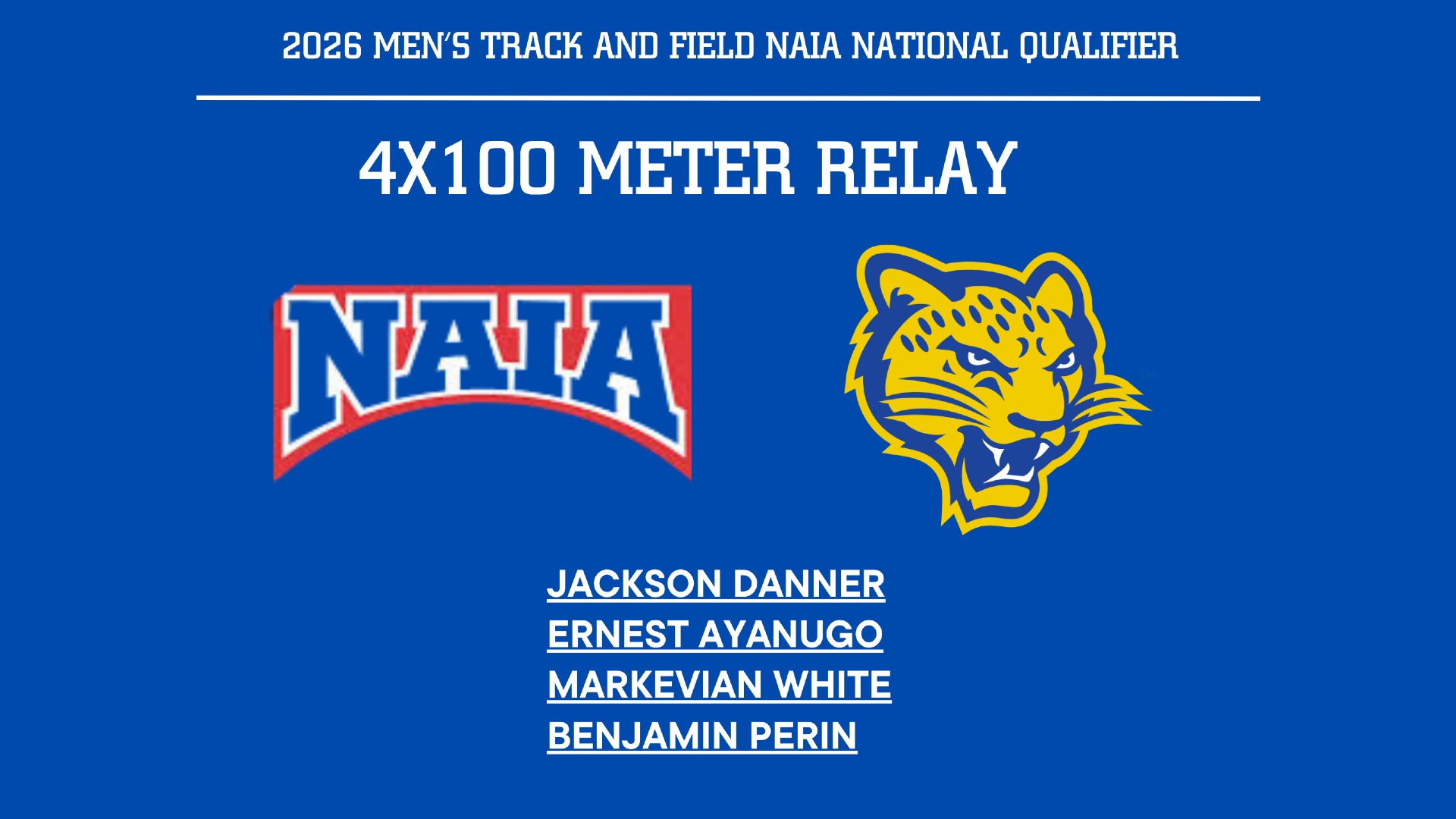 4x100m Relay NAIA Qualifier