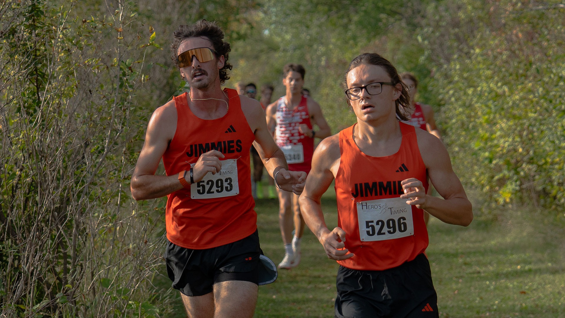 The Jimmie men set 9 new personal bests on Saturday at the Holiday Inn Express Classic
