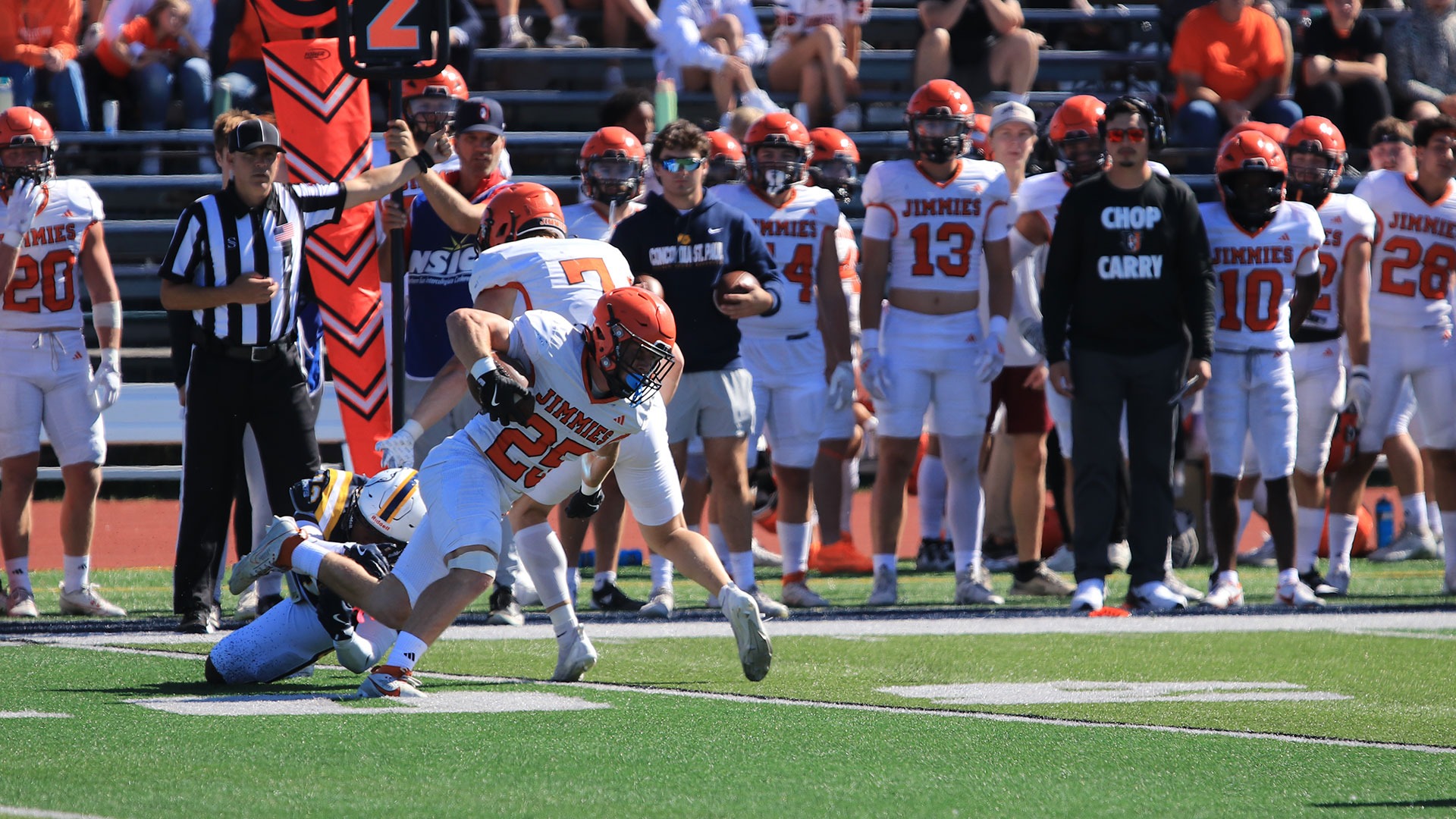 The Jimmies lost at Bemidji State October 25, 2025