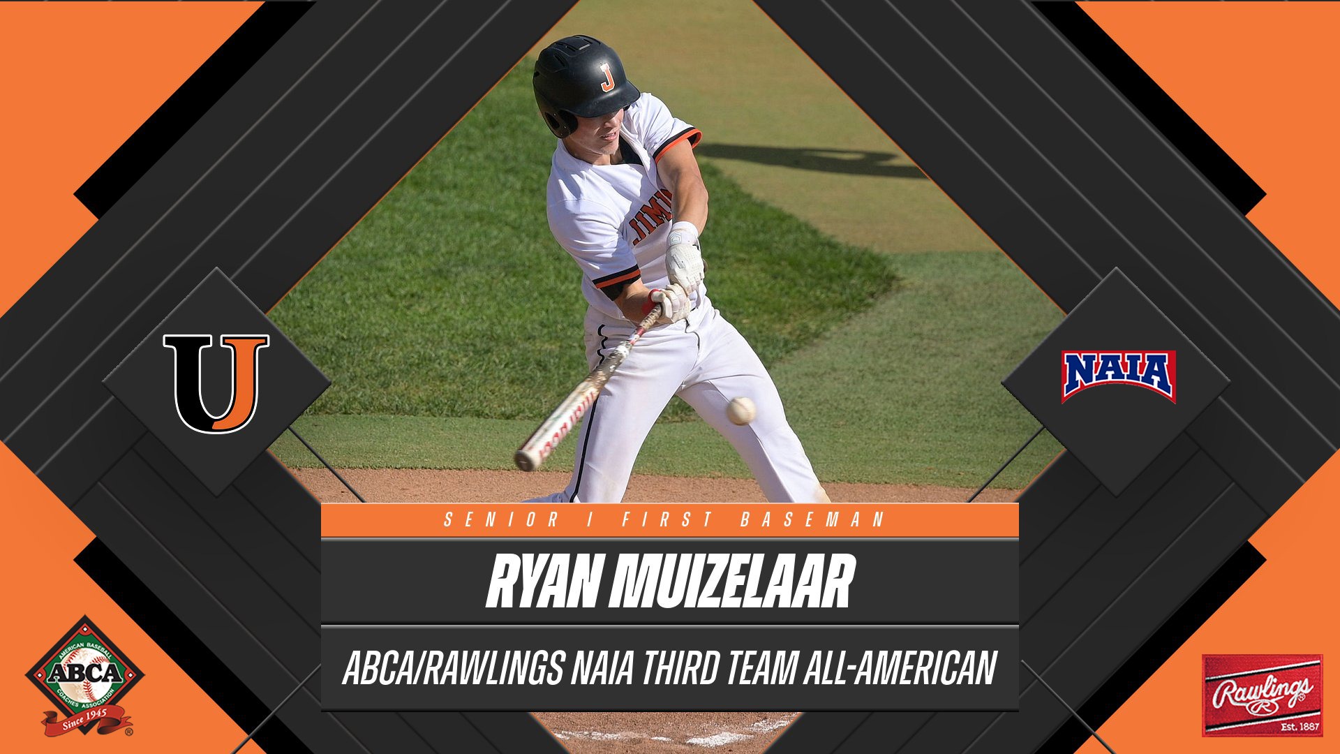 Ryan Muizelaar was named third team ABCA/Rawlings NAIA All-American