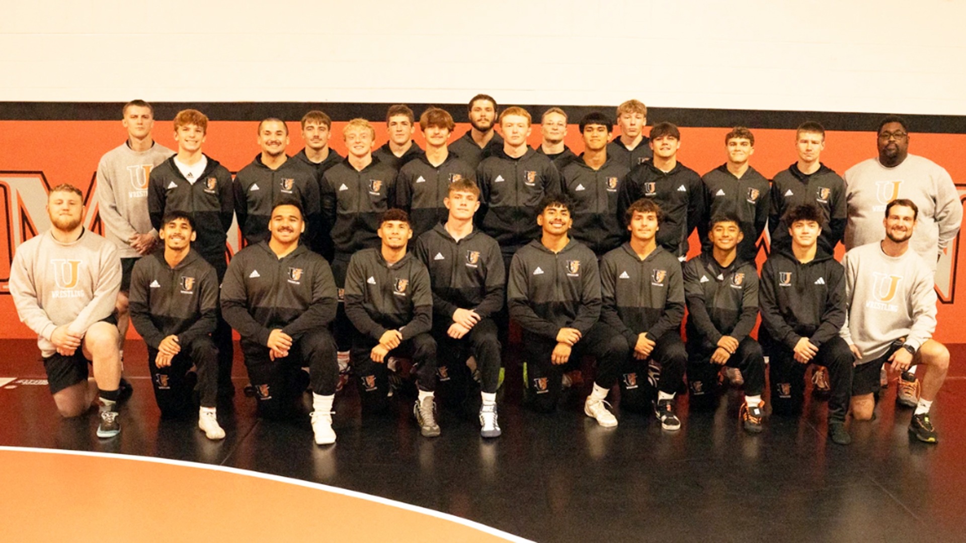 2025-26 Jimmie men's wrestling team picture