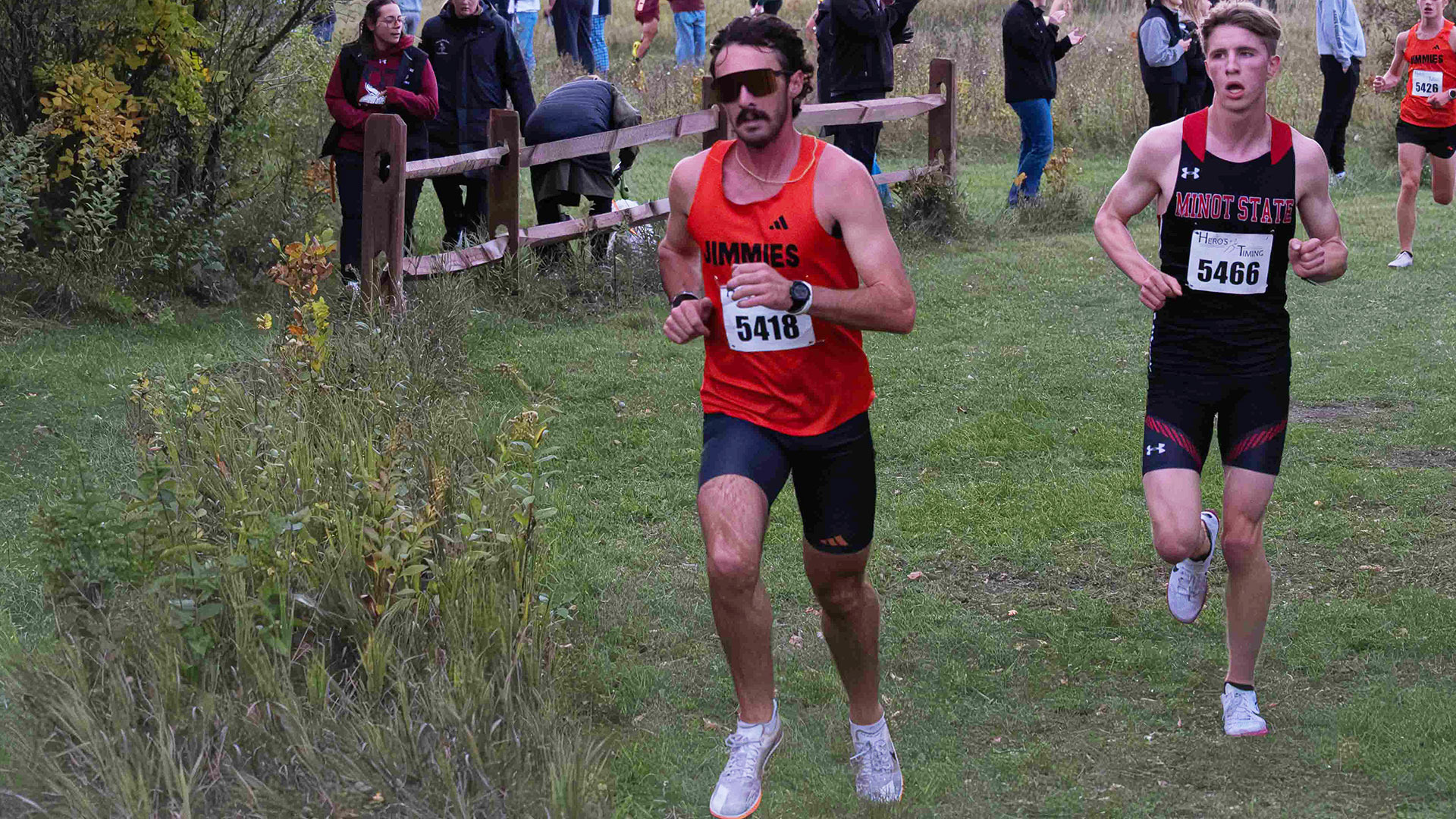 Cole Campbell in action at the Jimmie Invitational (10/2)