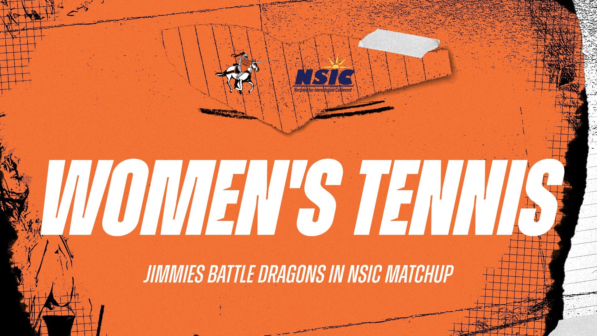 The Jimmie women's tennis team lost 4-3 to MSU Moorhead on February 22, 2026
