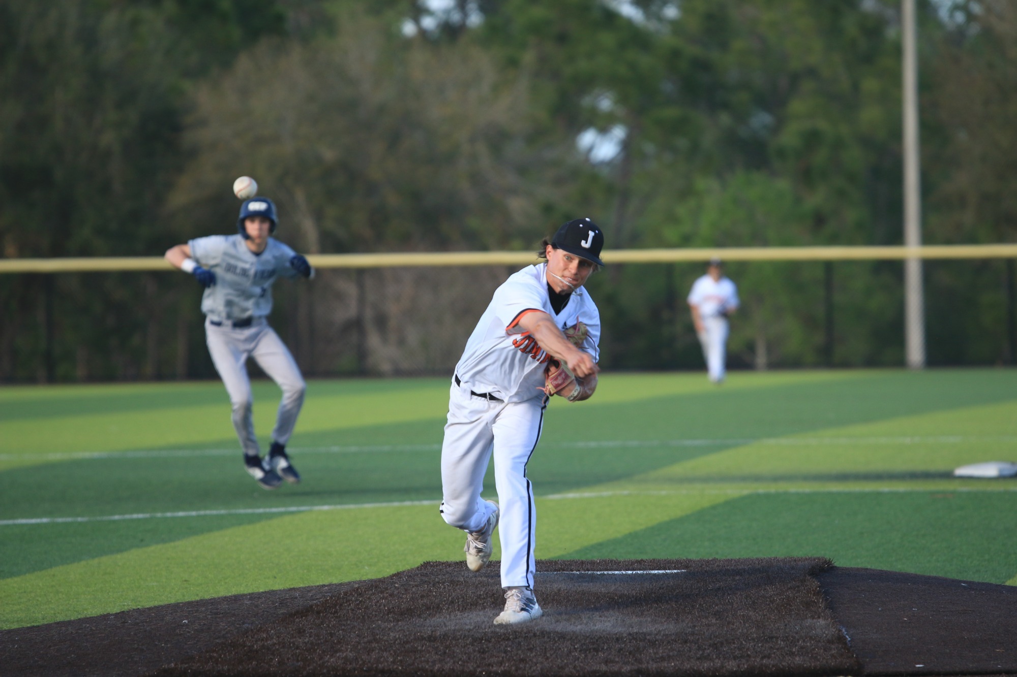 UJ's Ben Bohlmann delivers a pitch earlier this season against Concordia-St. Paul