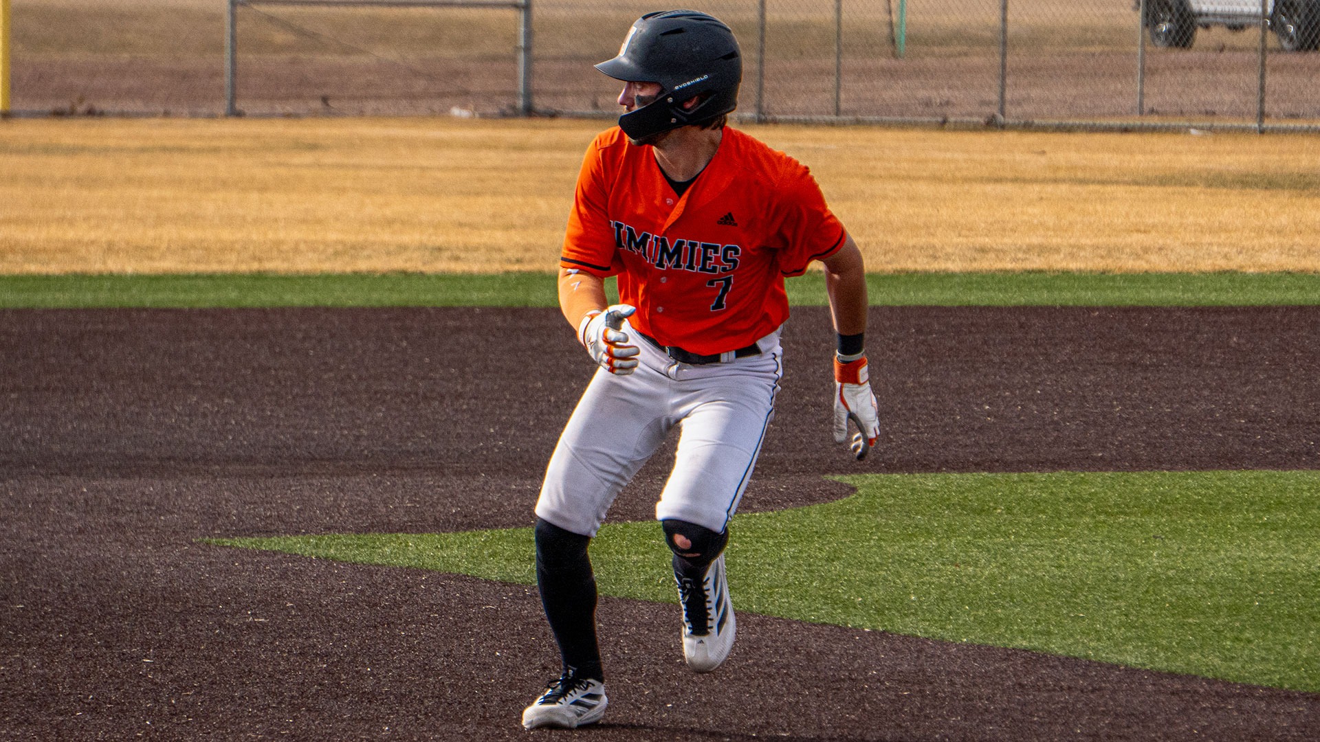 UJ's Grant Chapman runs the bases against Minnesota Crookston earlier this season