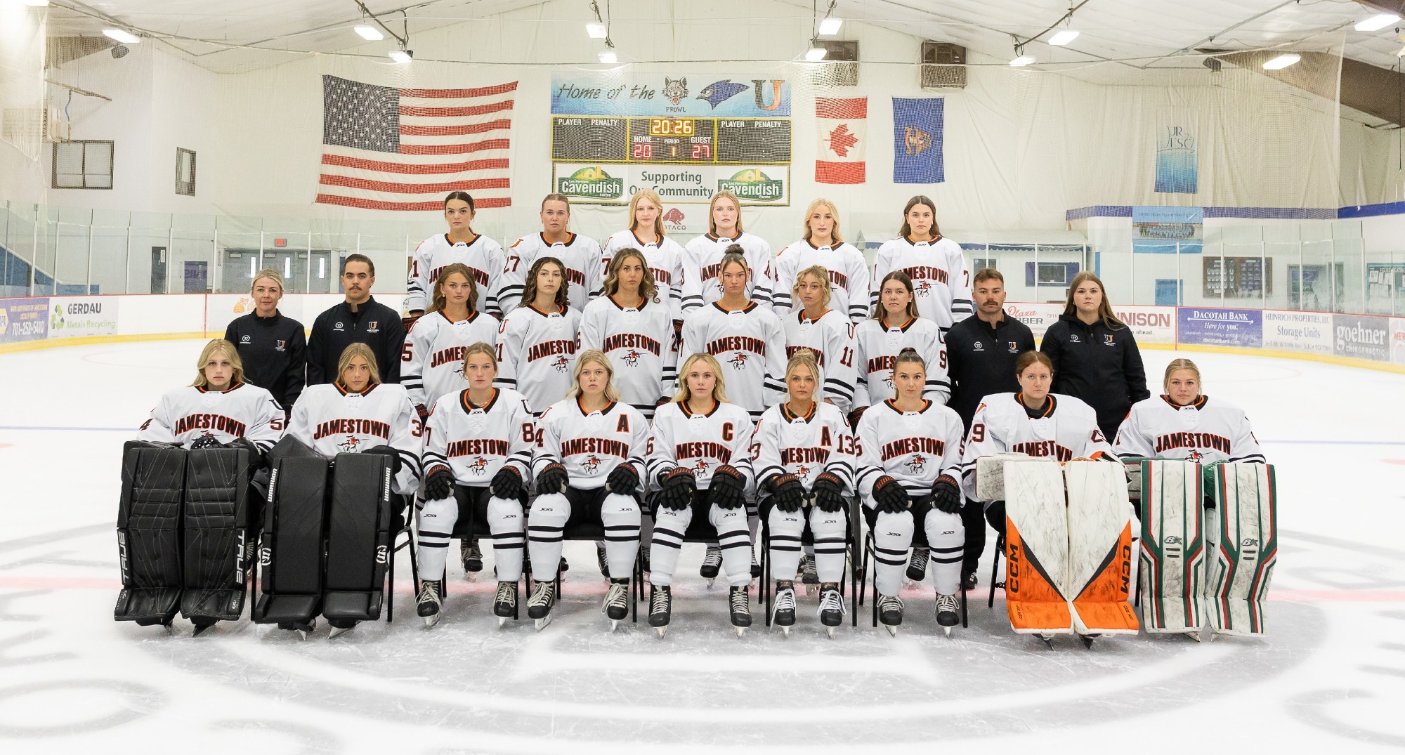 2026-27 D1 Women's Hockey Team Picture