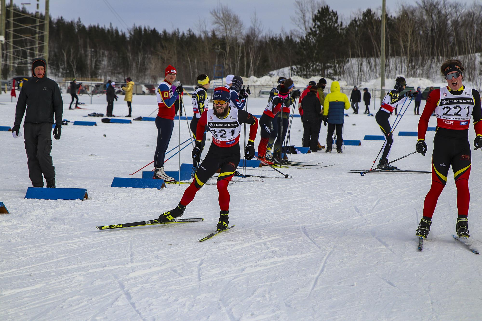 Alec MacLean at the 2022 OUA Nordic Skiing Championships