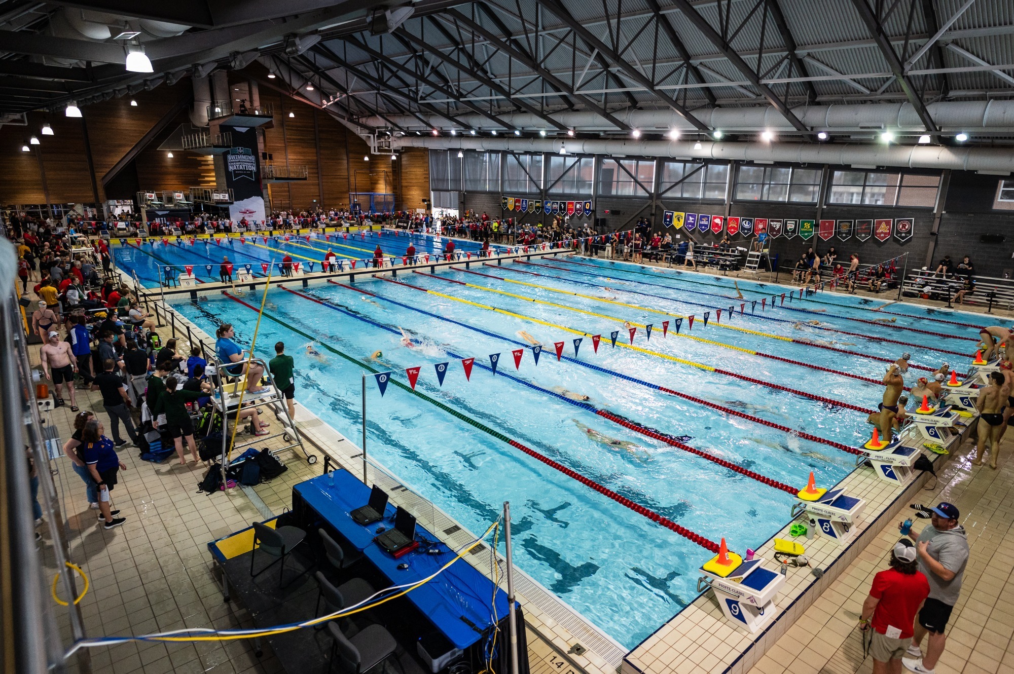 Pointe Claire Aquatic Centre in Montreal - host of 2024 U SPORTS Swimming Championships